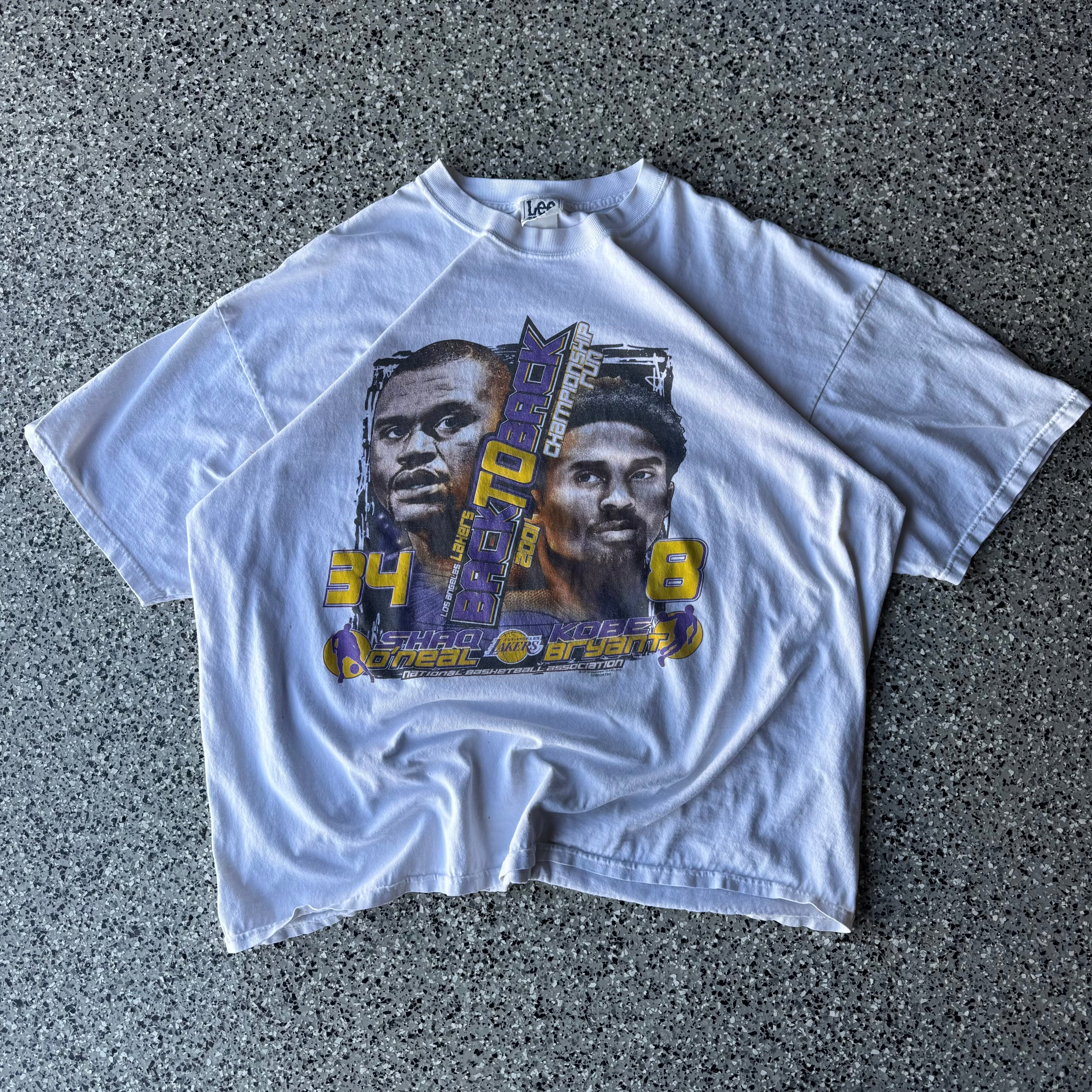 2001 Nba Lakers Shaq x Kobe “Back to back” T-shirt (XL)