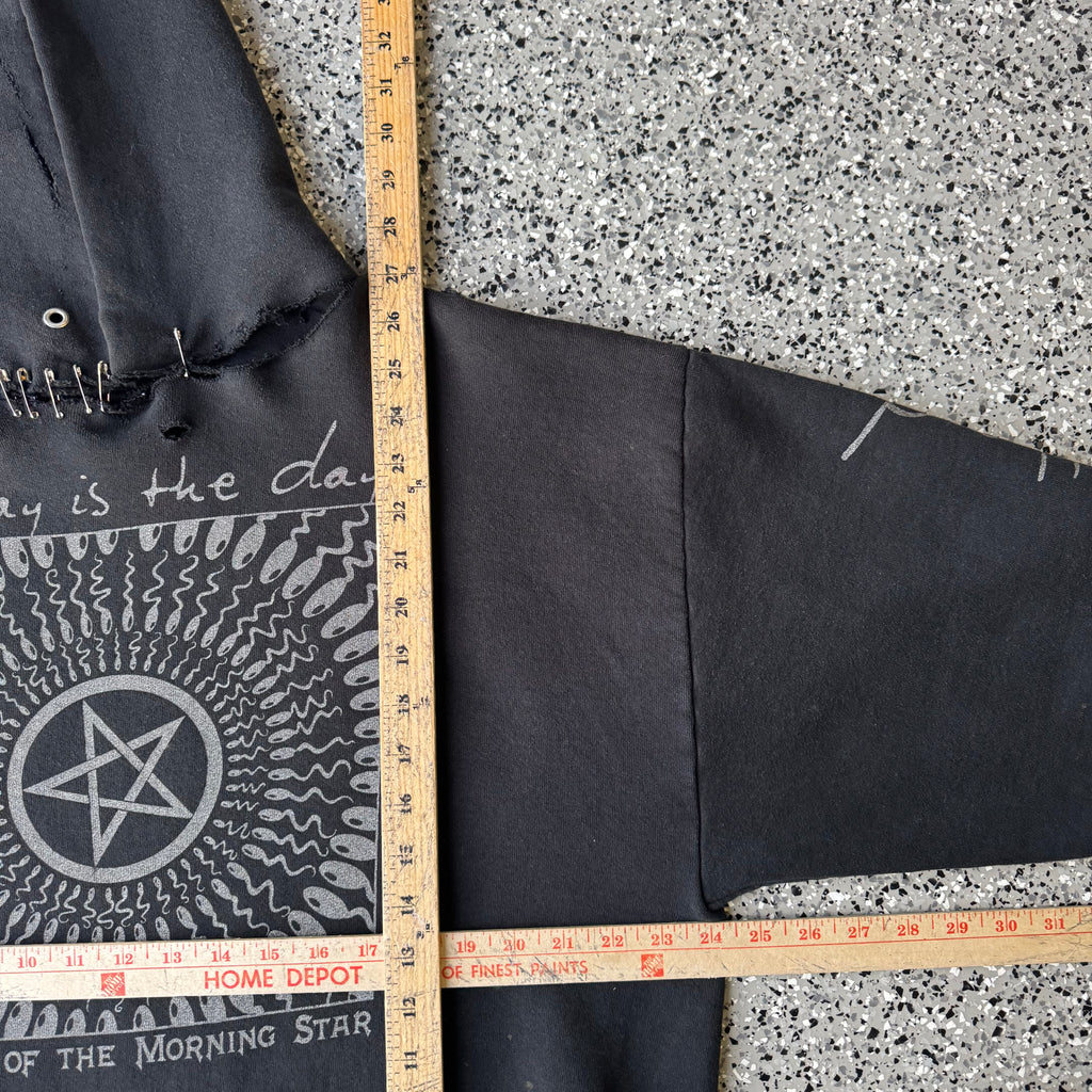 1990s Today Is the Day Thrashed Hoodie “Temple Of the Morning Star”