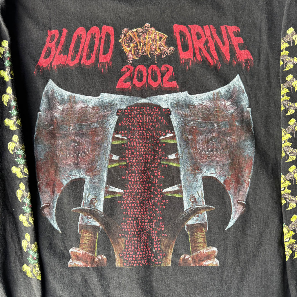 2000s Gwar Blood Drive Tour Shirt L/S