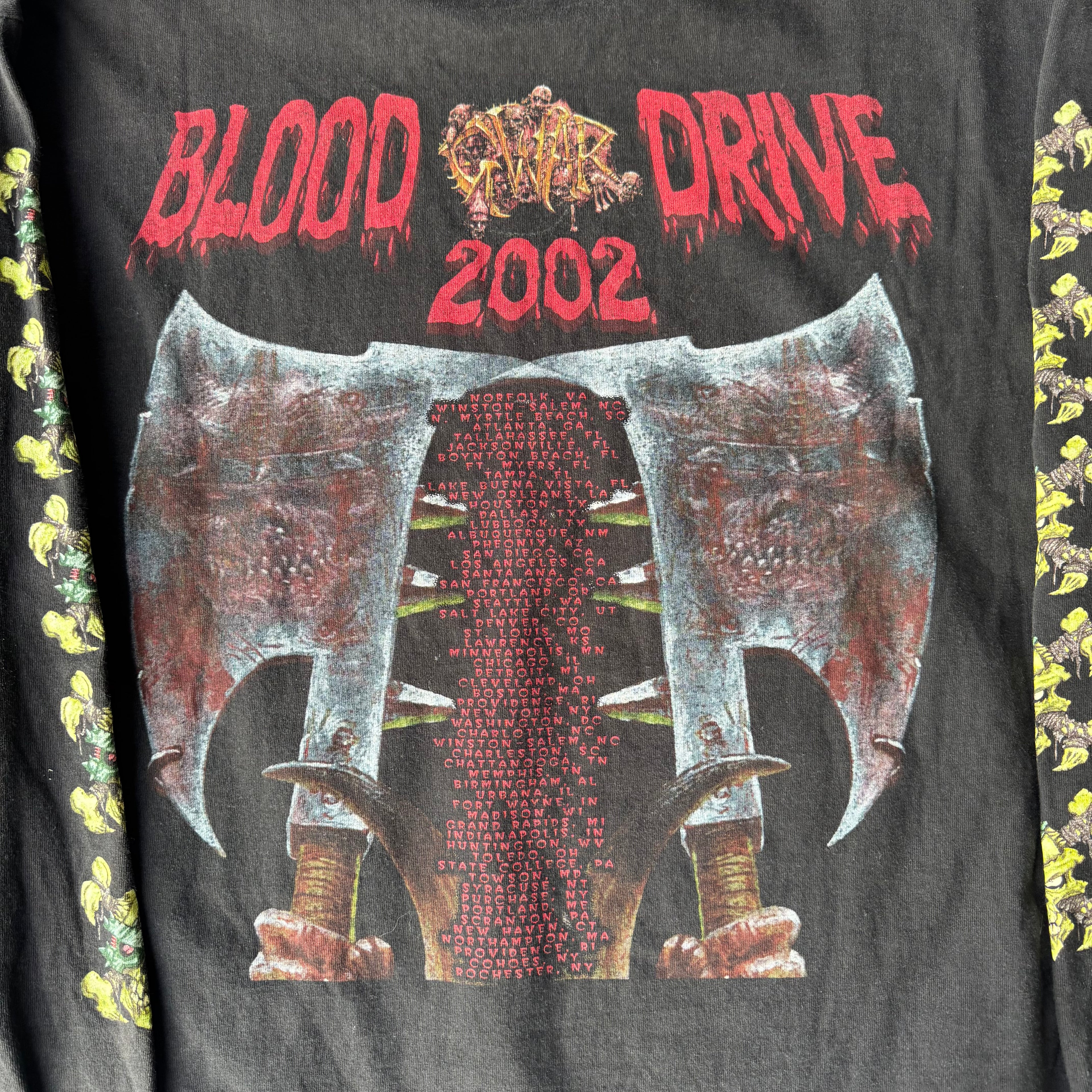 2000s Gwar Blood Drive Tour Shirt L/S