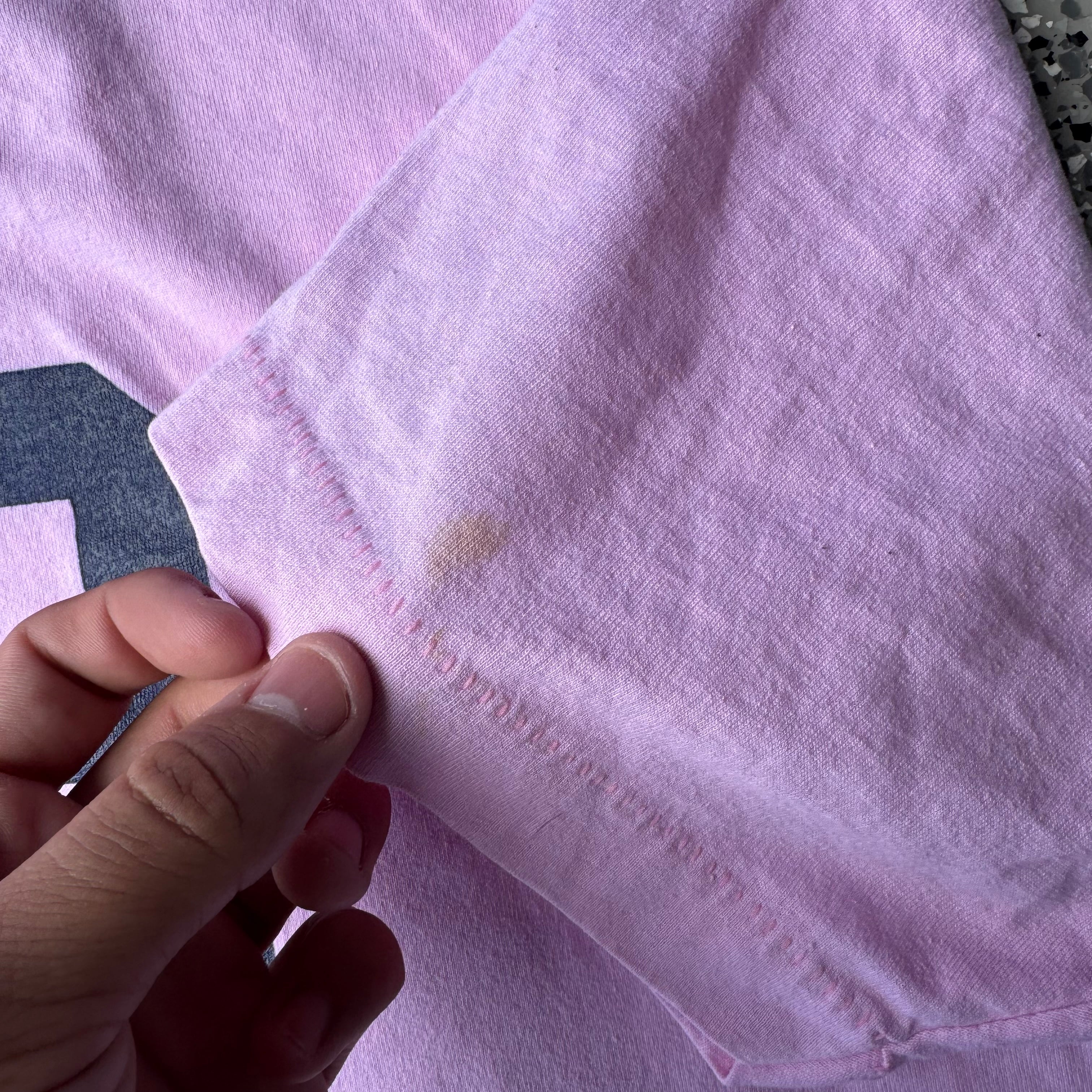 1990s Pink #33 Single Stitch Baby Pink T-Shirt