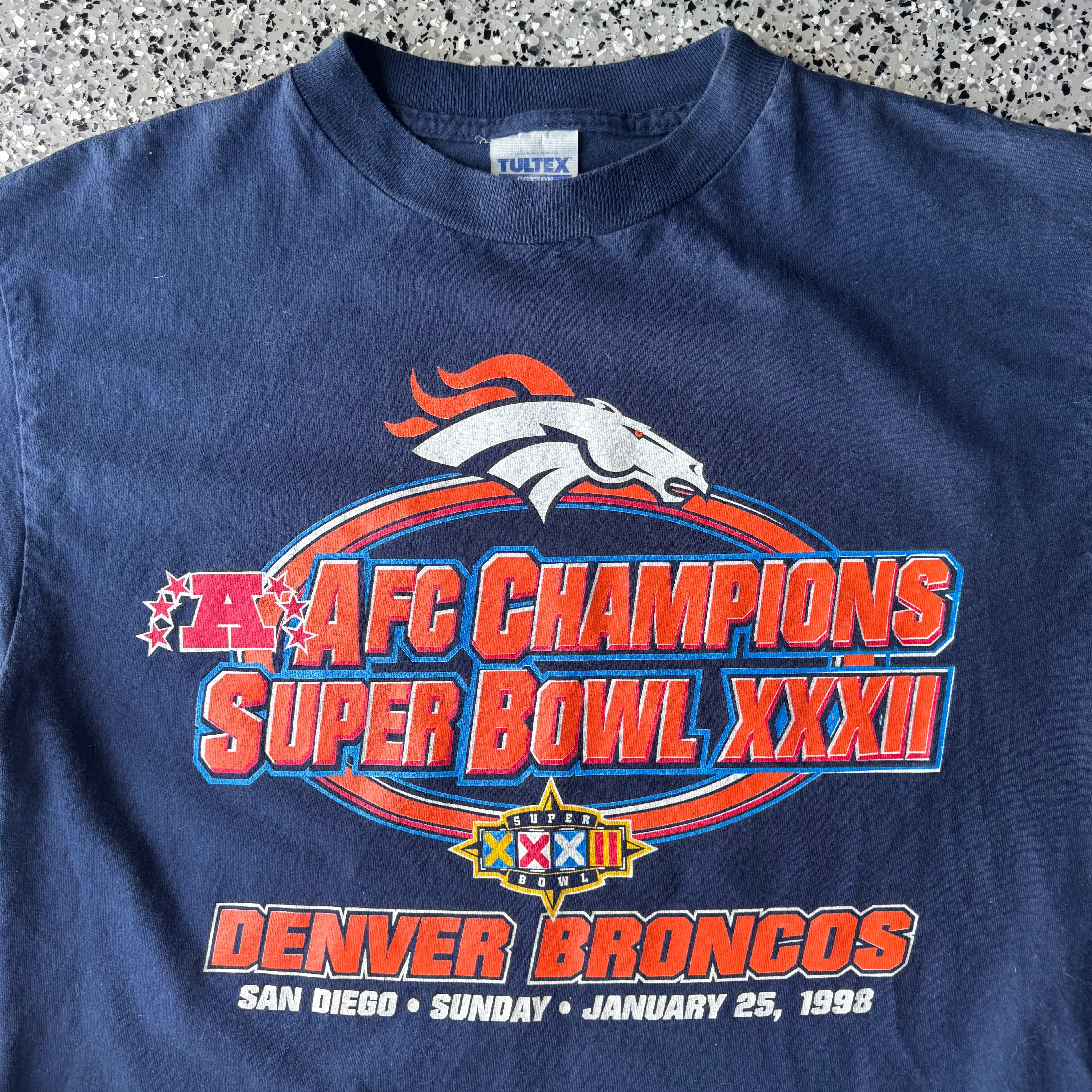 1990s Denver broncos Super bowl champions T-shirt (L)