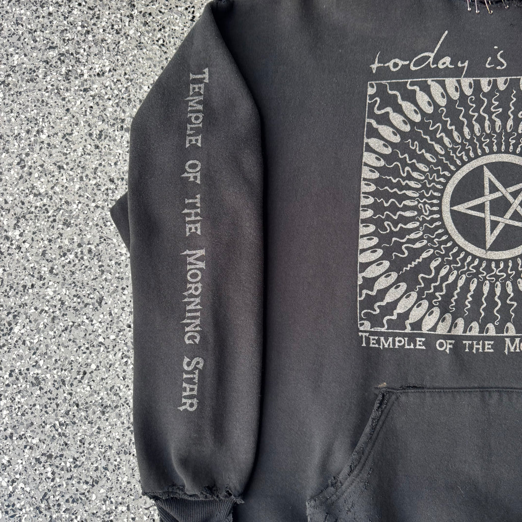 1990s Today Is the Day Thrashed Hoodie “Temple Of the Morning Star”