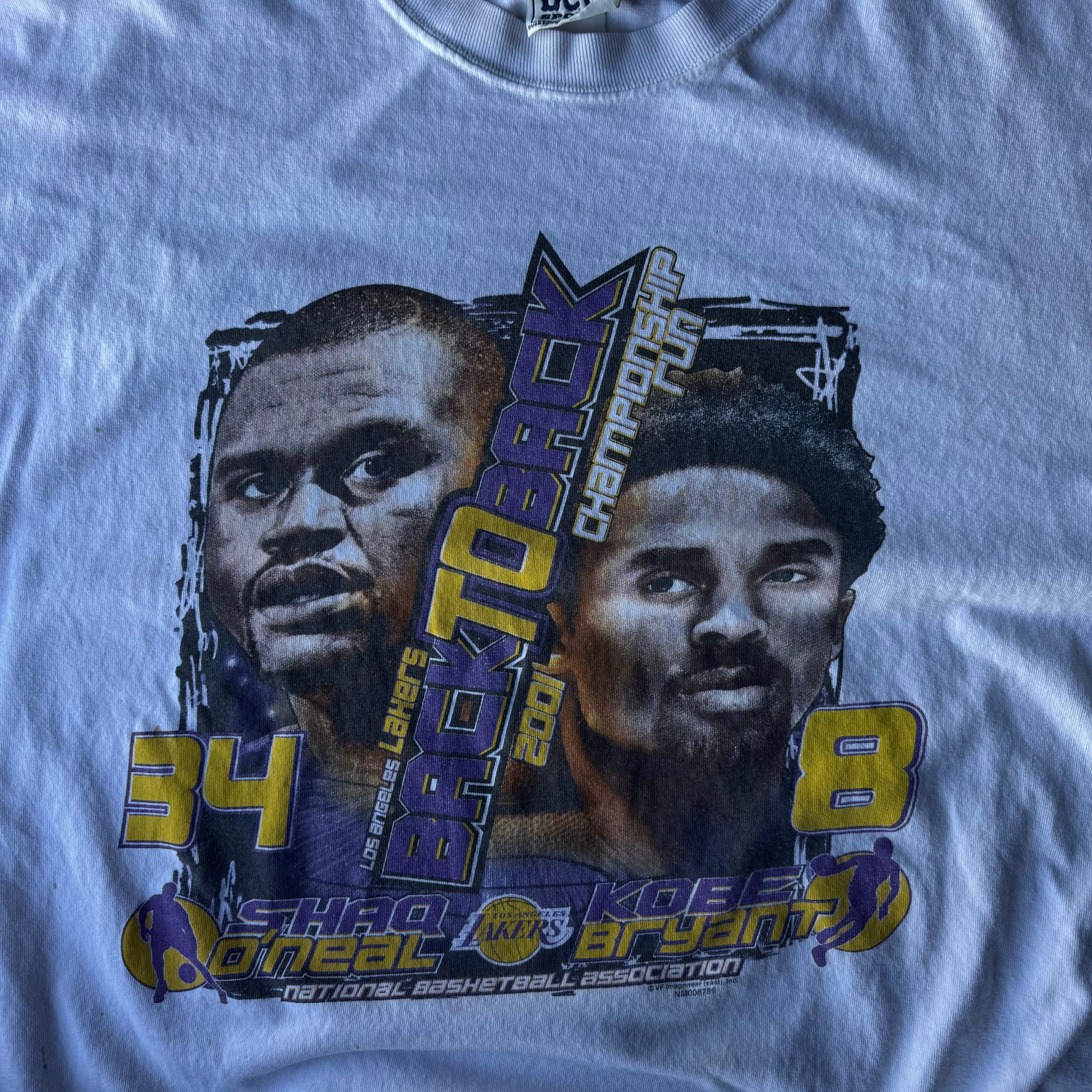2001 Nba Lakers Shaq x Kobe “Back to back” T-shirt (XL)