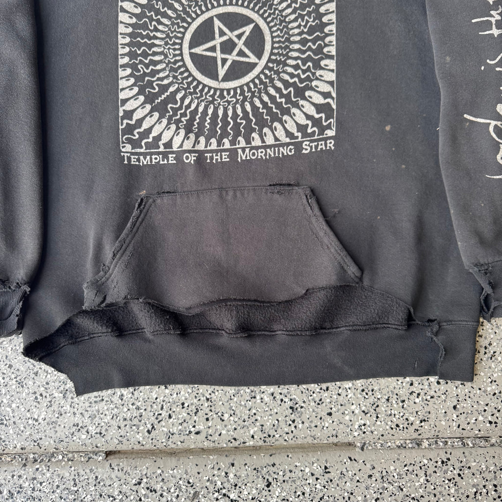 1990s Today Is the Day Thrashed Hoodie “Temple Of the Morning Star”