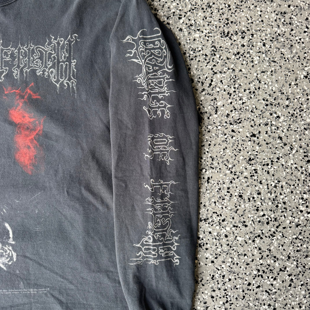 2004 Cradle of filth “Black is my heart” L/S Distressed