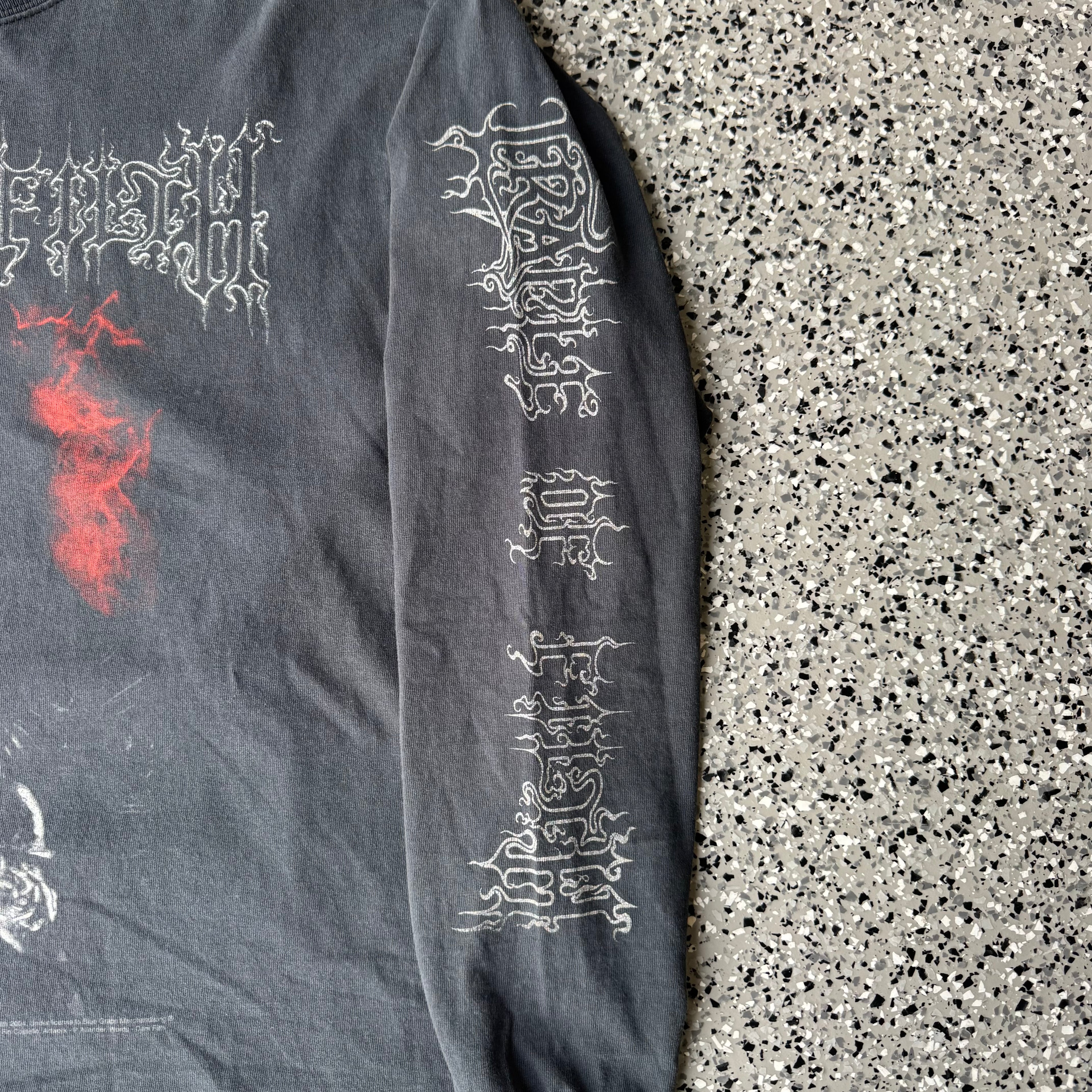 2004 Cradle of filth “Black is my heart” L/S Distressed