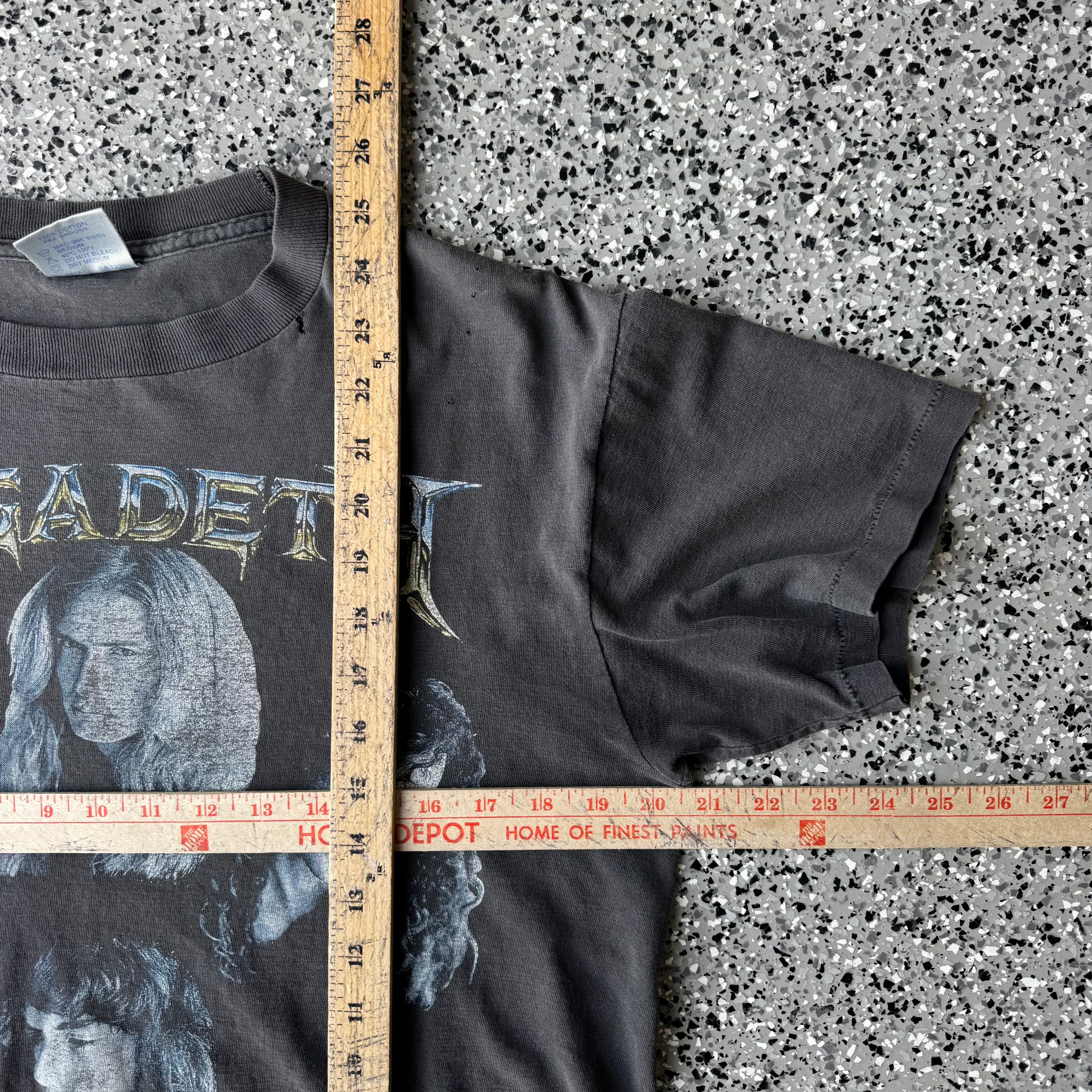 1992 Megadeth “Countdown To Extinction” Faded T-shirt