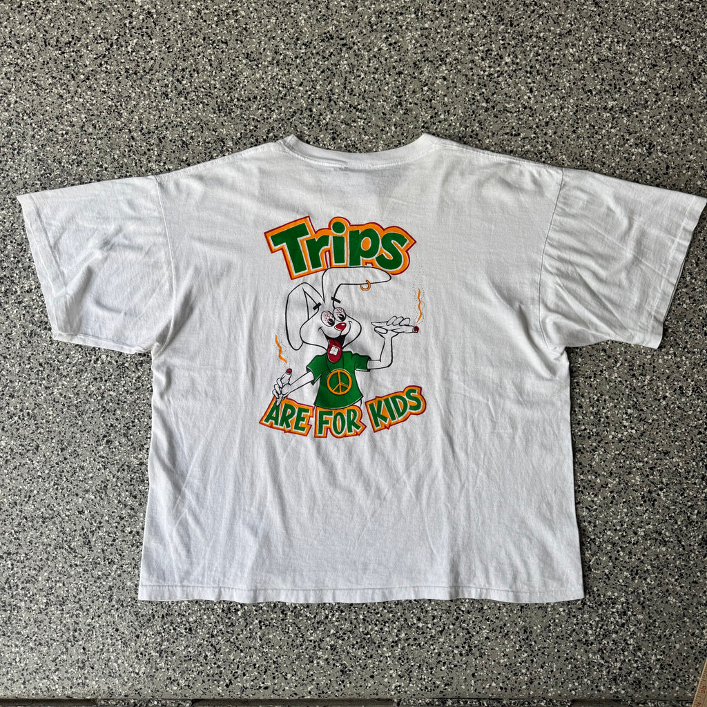 1990s “Trips Are for Kids” Trix Parody T-shirt