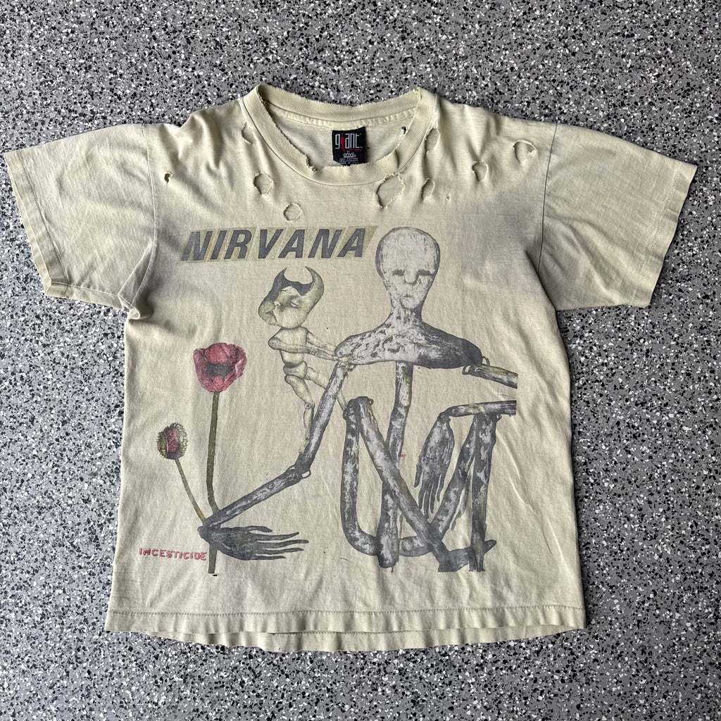 1990s Nirvana “Incesticide” Distressed T-Shirt