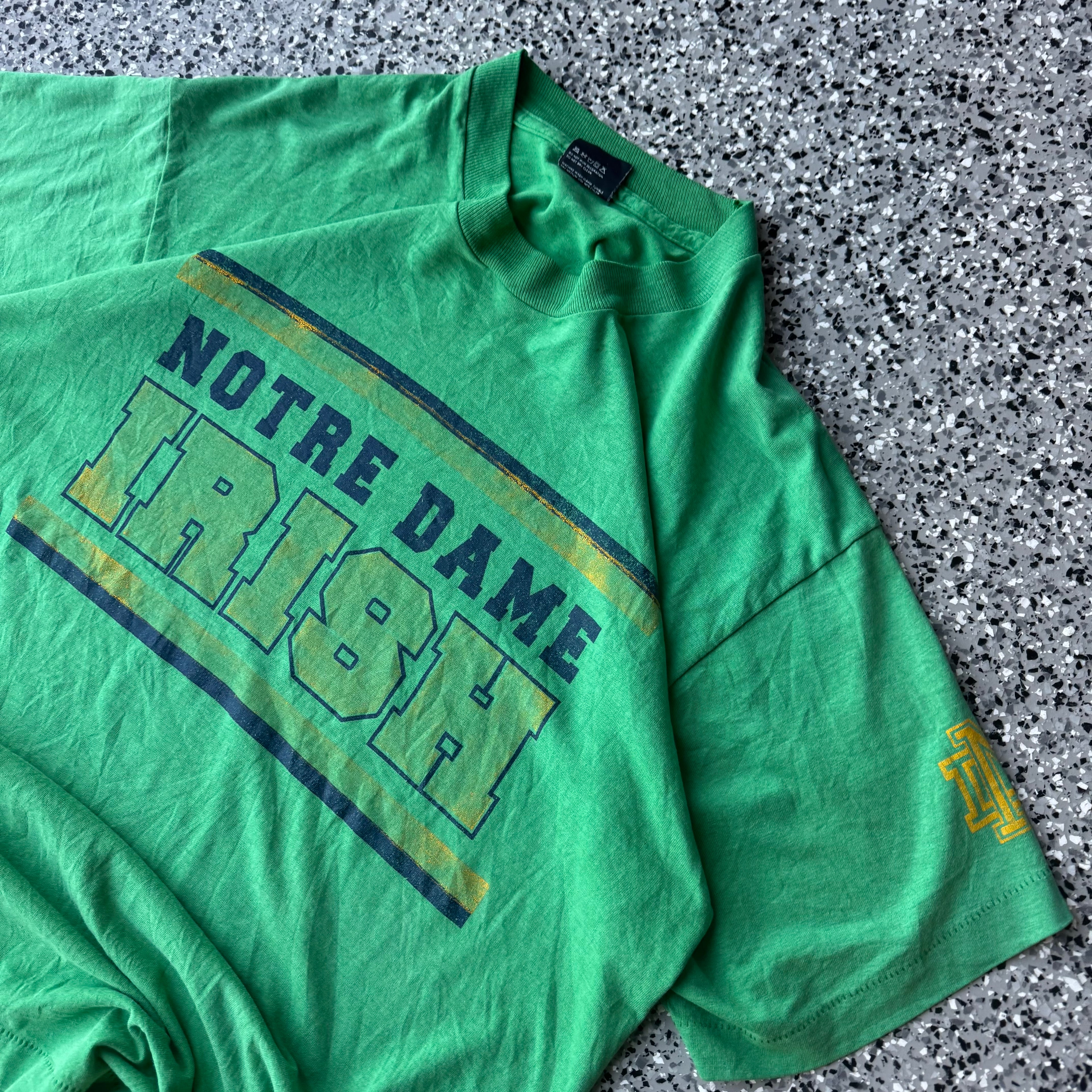 1990s Notre Dame Faded T-shirt (XL)