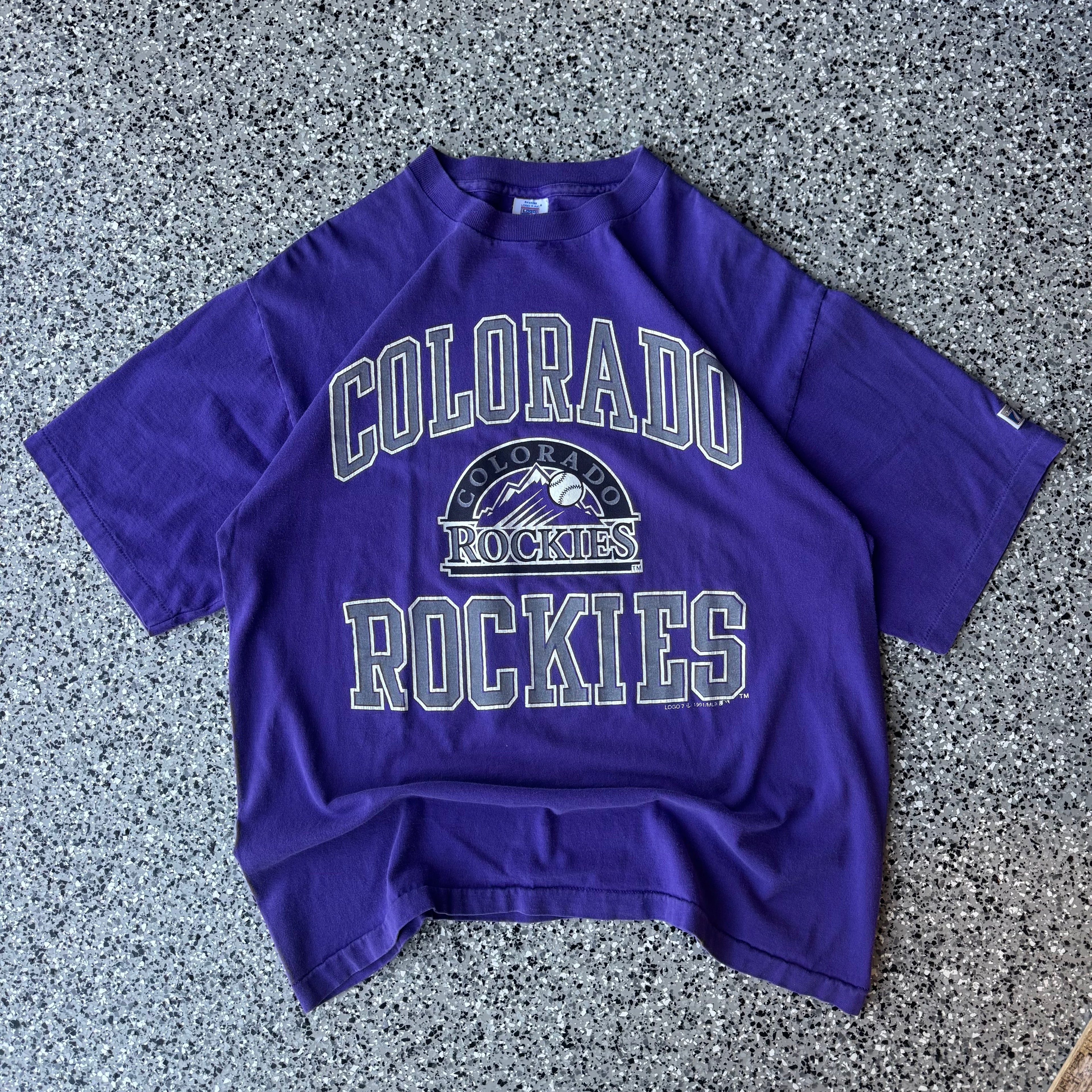 1990s Colorado rockies baseball t-shirt (XL)
