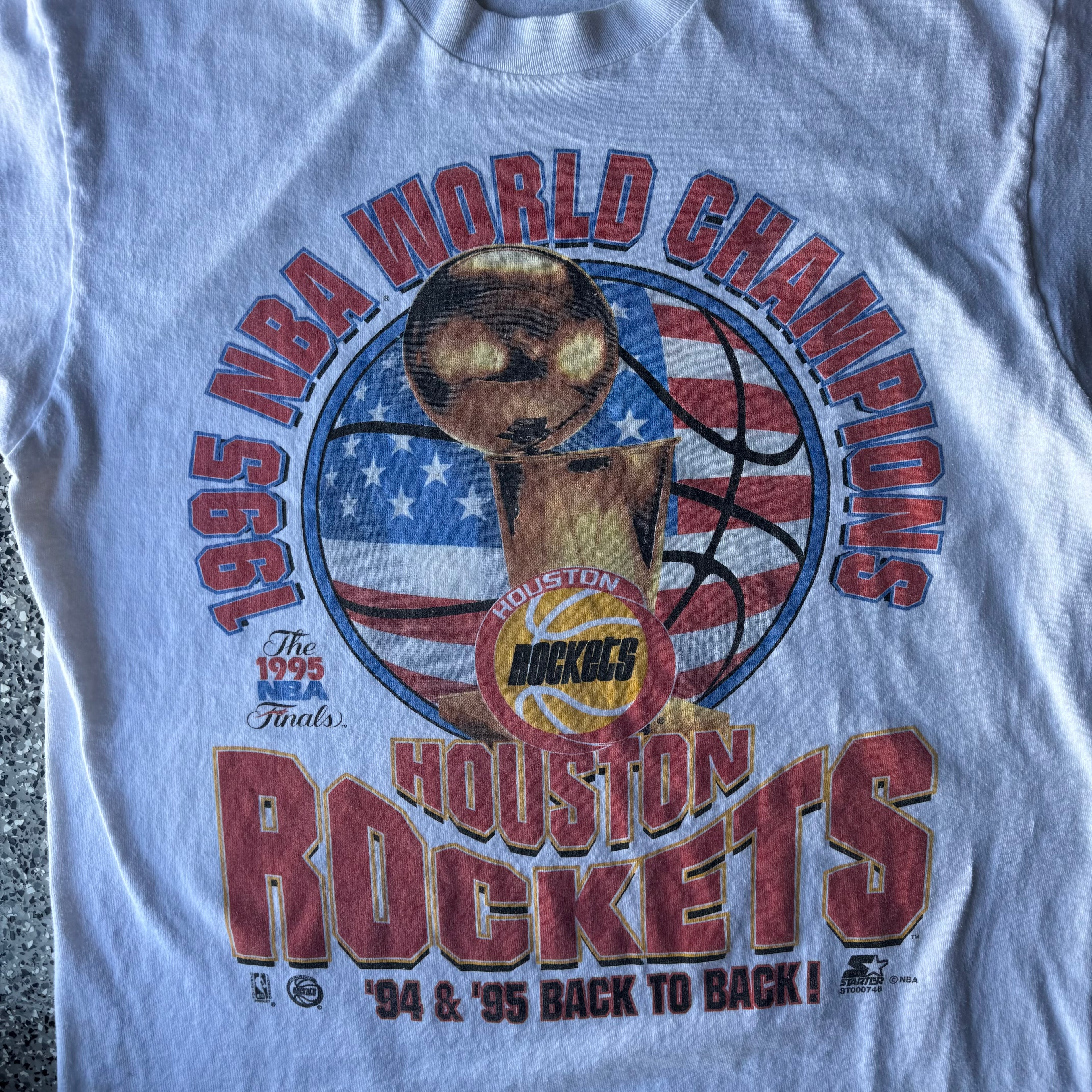 1990s Nba Houston Rockets 94’ & 95’ “back to back” (L)