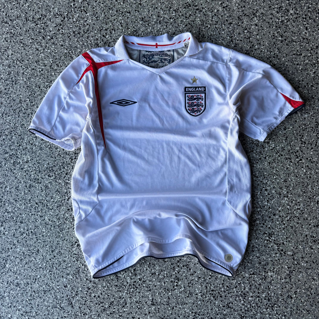 2005/06 Umbro England Soccer Jersey Kit (m)