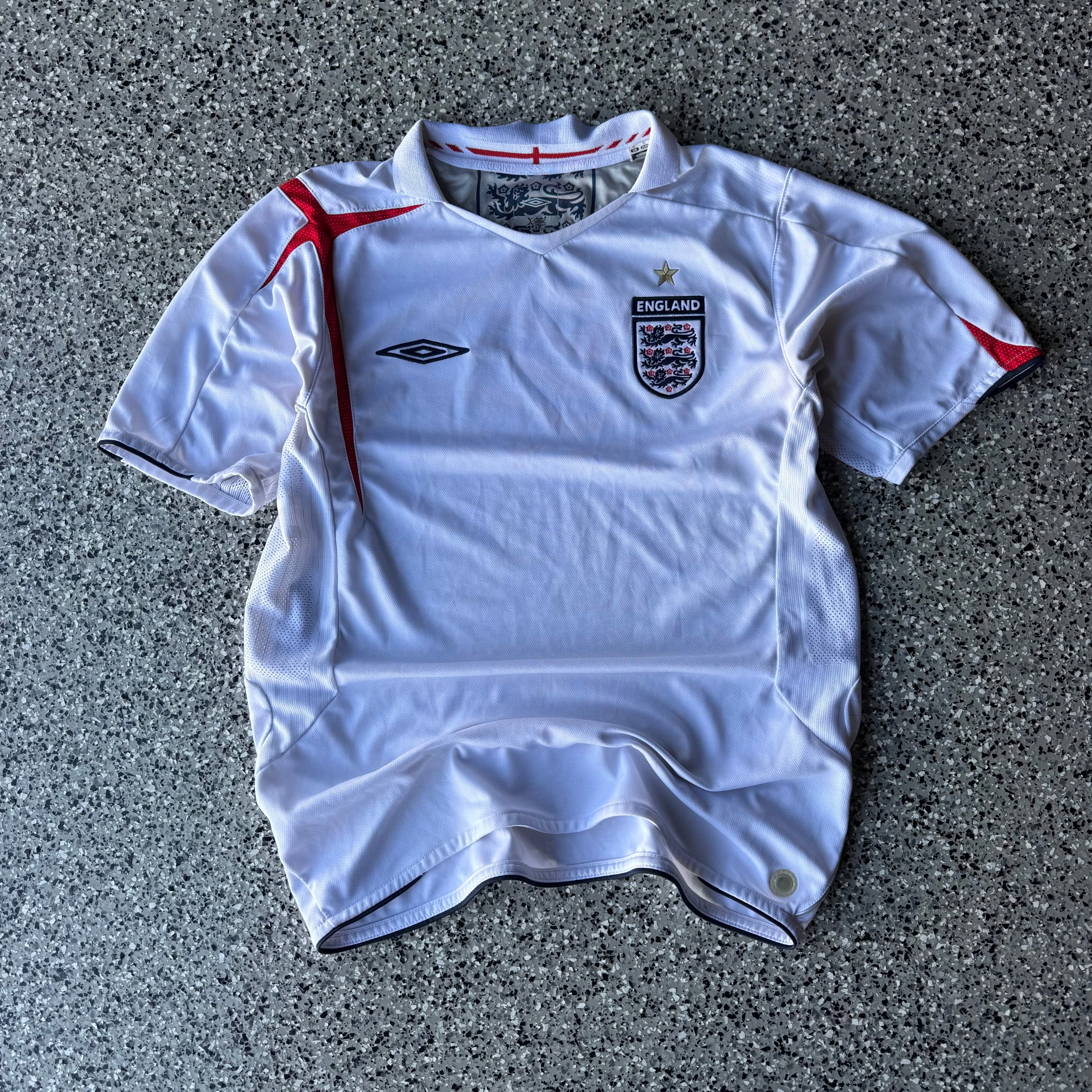 2005/06 Umbro England Soccer Jersey Kit (m)