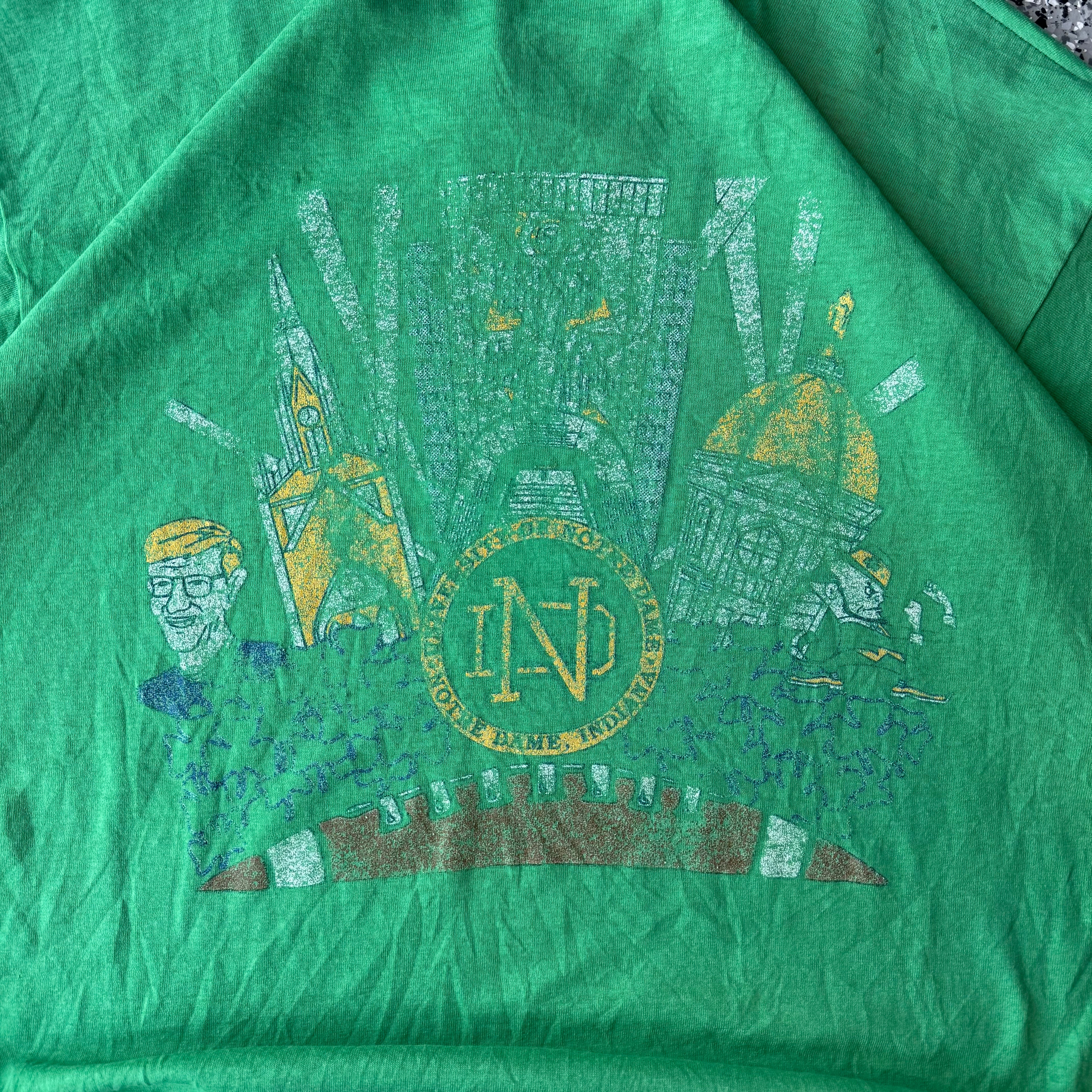1990s Notre Dame Faded T-shirt (XL)