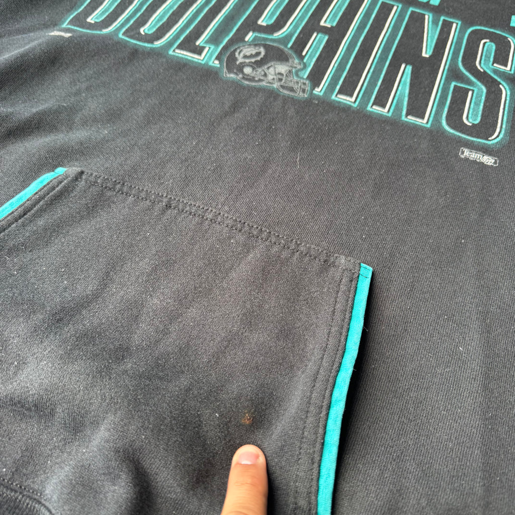 1990s Miami Dolphins Football Salem Sportwear Hoodie