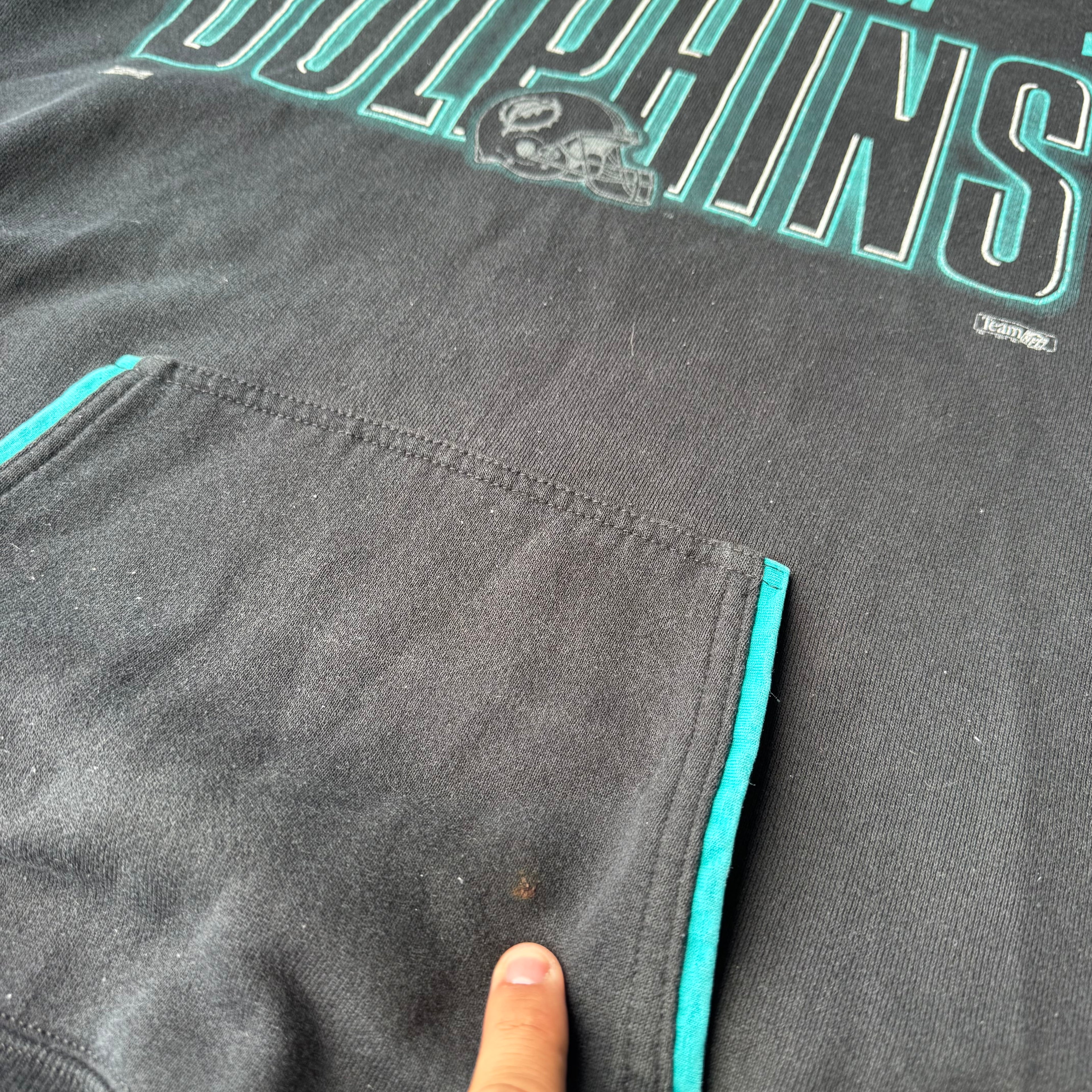 1990s Miami Dolphins Football Salem Sportwear Hoodie