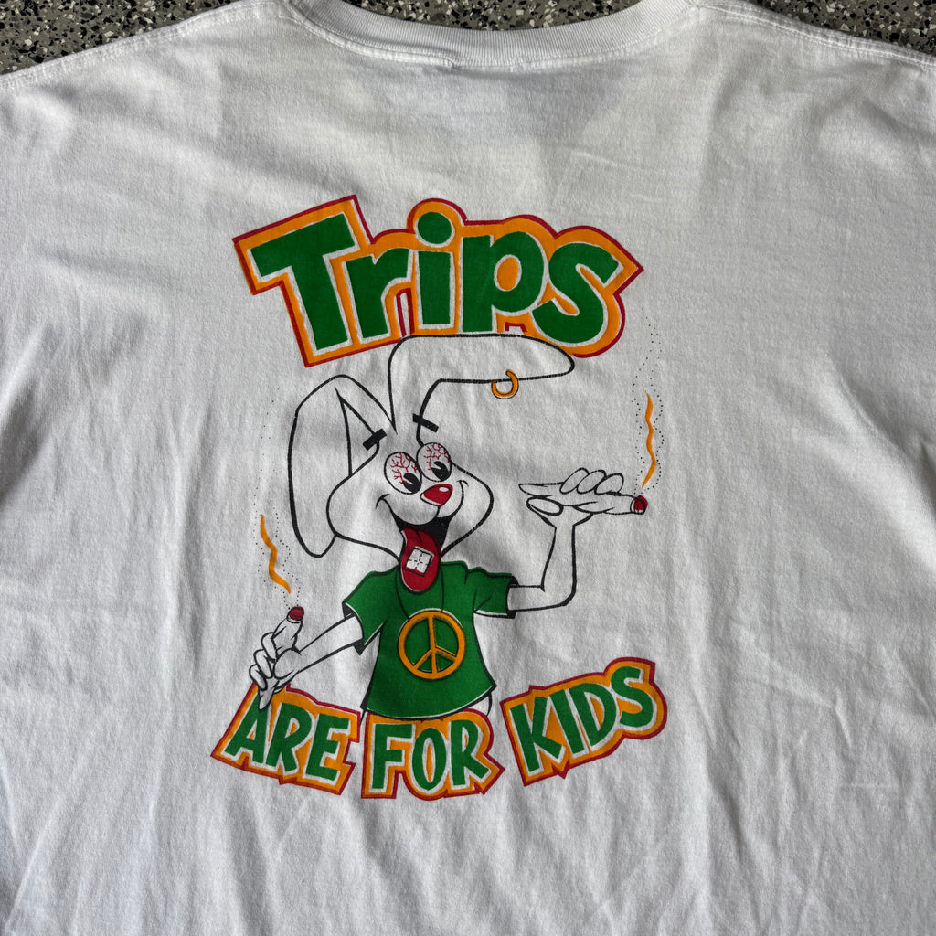 1990s “Trips Are for Kids” Trix Parody T-shirt