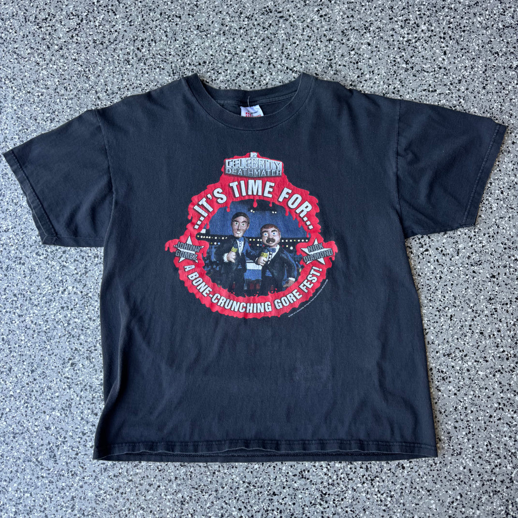1993 MTv Celebrity death match gore fest t-shirt