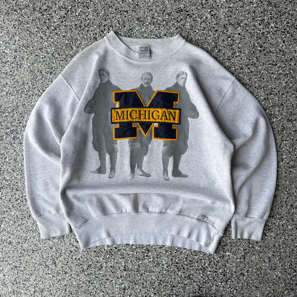1990s University of Michigan Grey Crewneck (L)