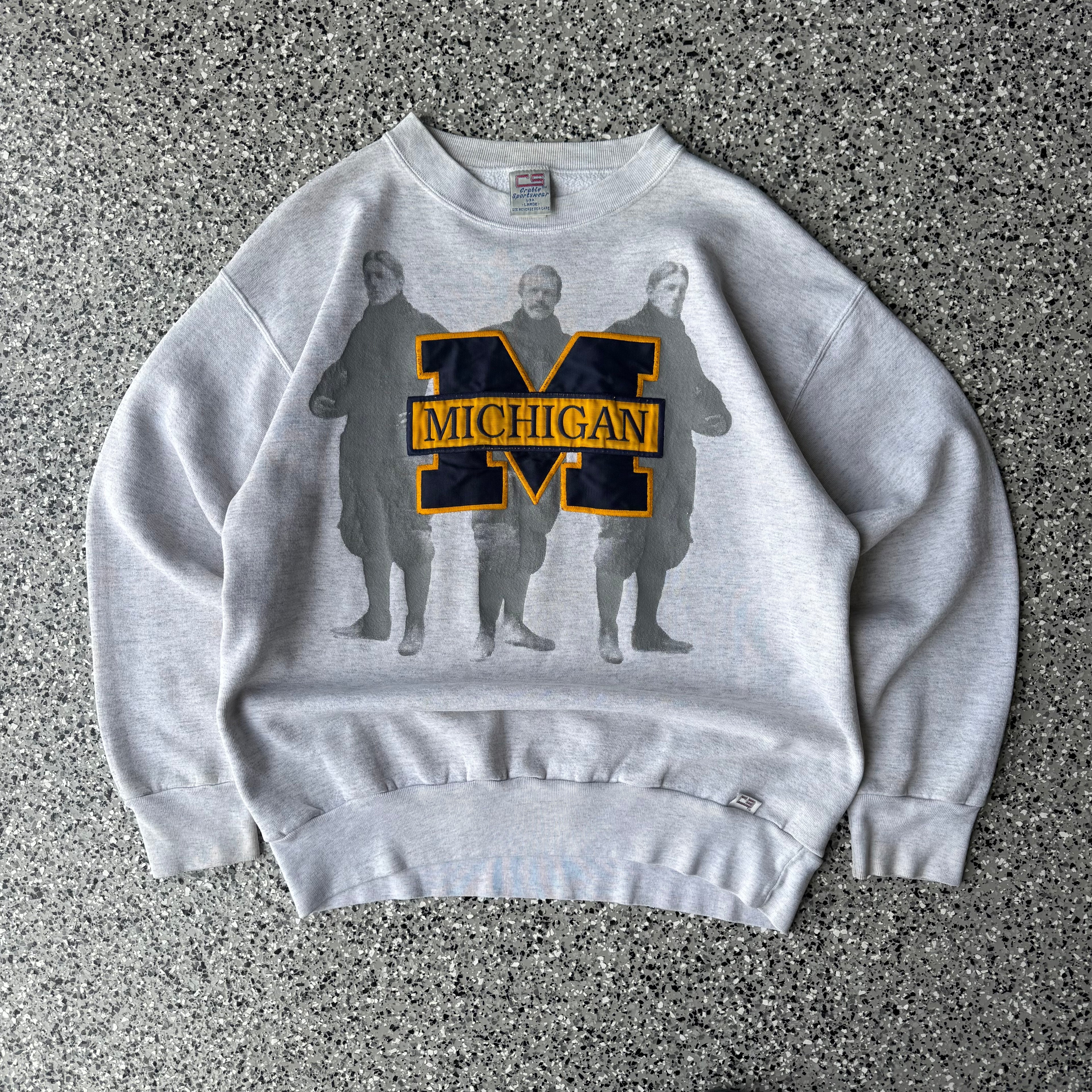 1990s University of Michigan Grey Crewneck (L)