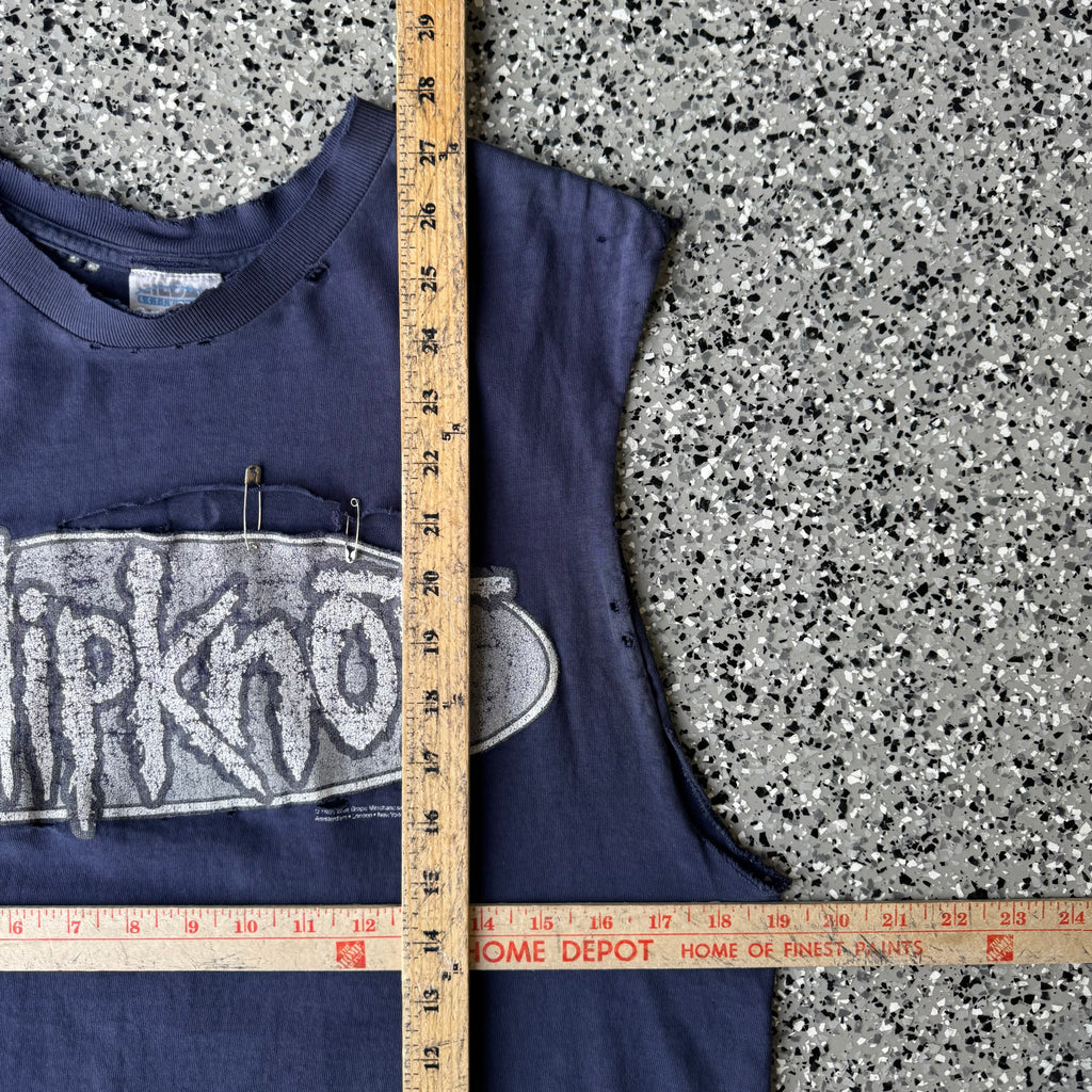 1990s Slipknot Trashed Cutoff T-Shirt