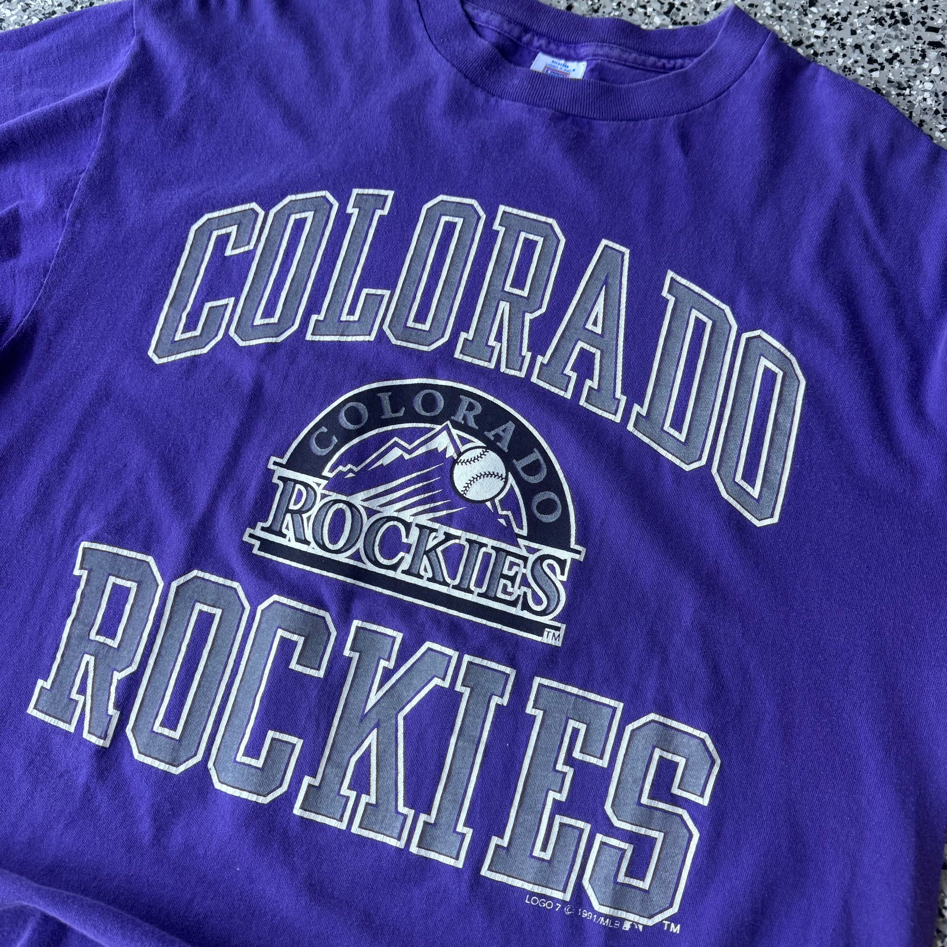 1990s Colorado rockies baseball t-shirt (XL)