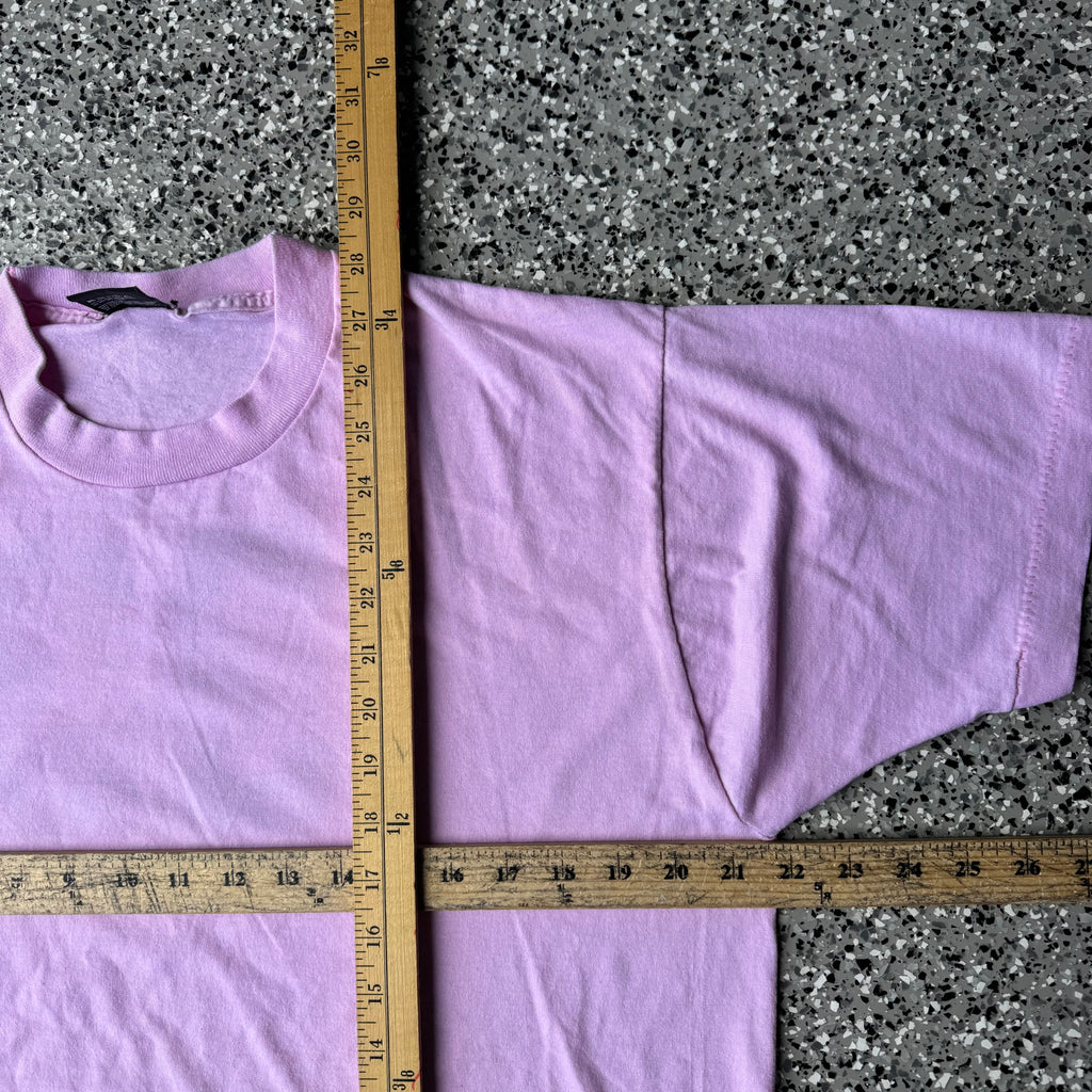 1990s Pink #33 Single Stitch Baby Pink T-Shirt