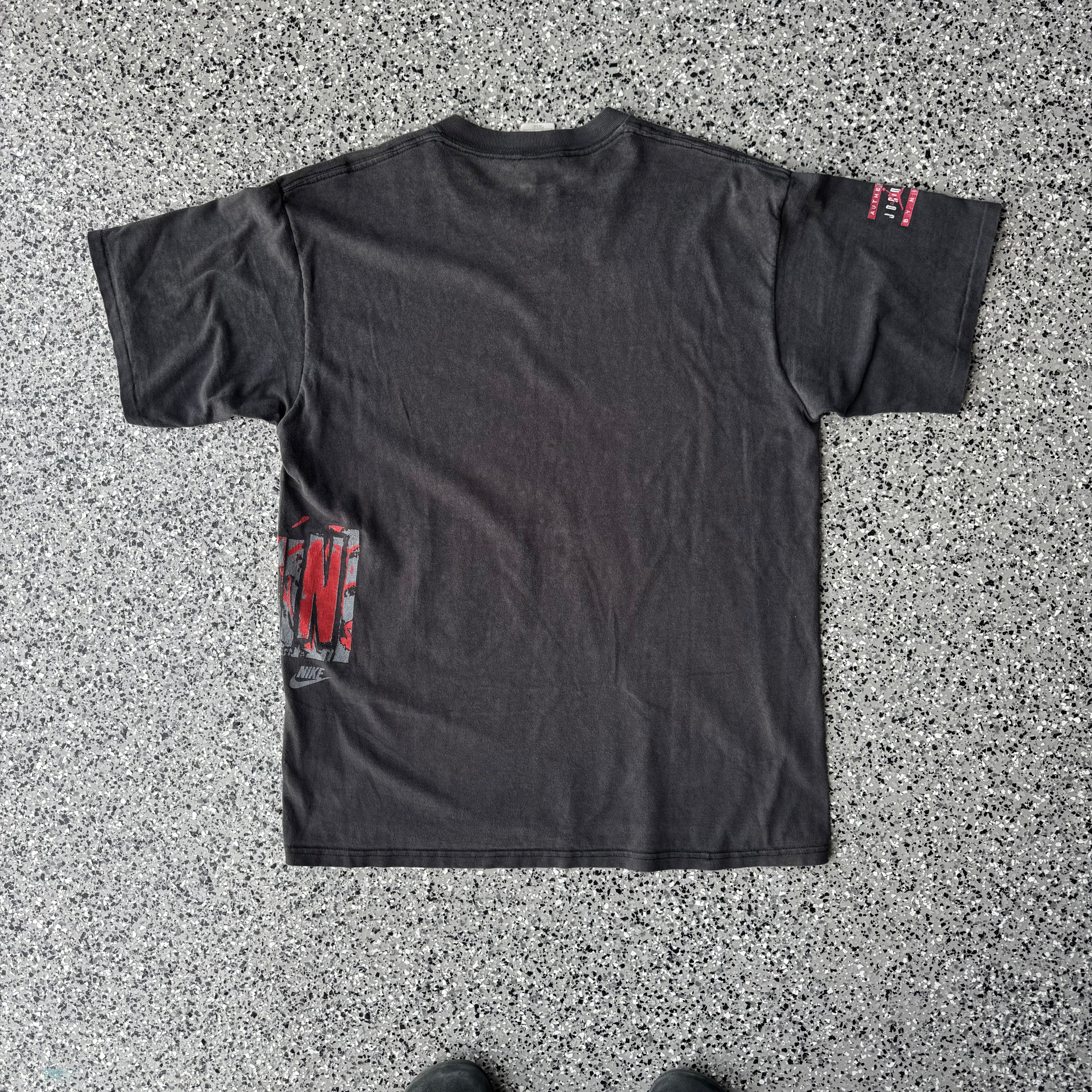 1990s Nike Air Jordan Michael Jordan Black t-shirt (M)