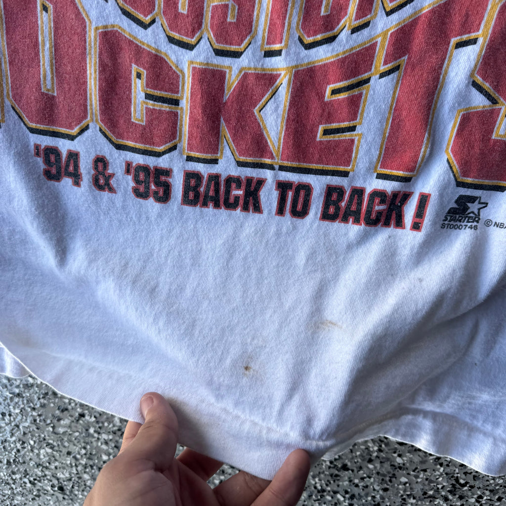 1990s Nba Houston Rockets 94’ & 95’ “back to back” (L)