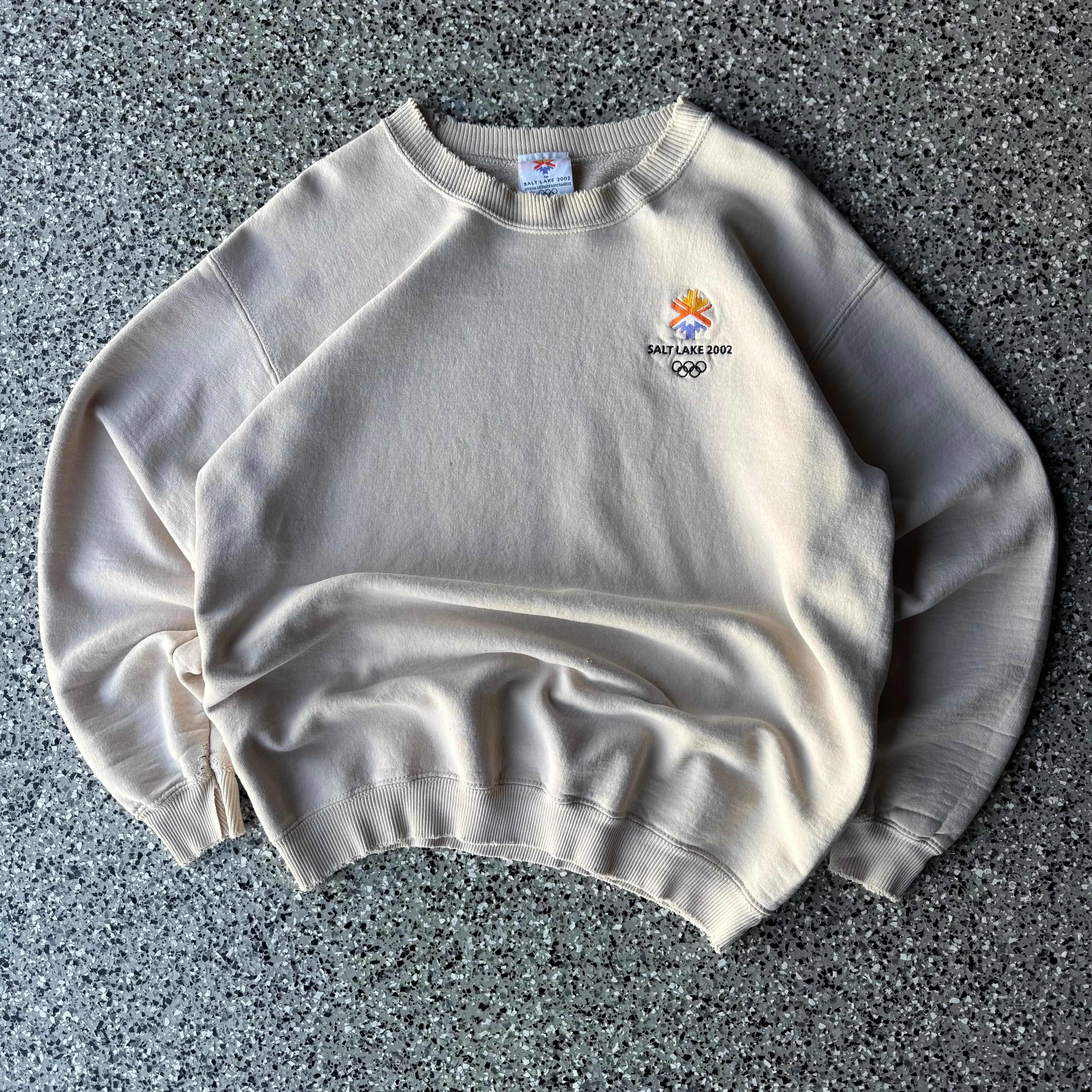 2002 Salt Lake Olympics Crewneck cream (M)