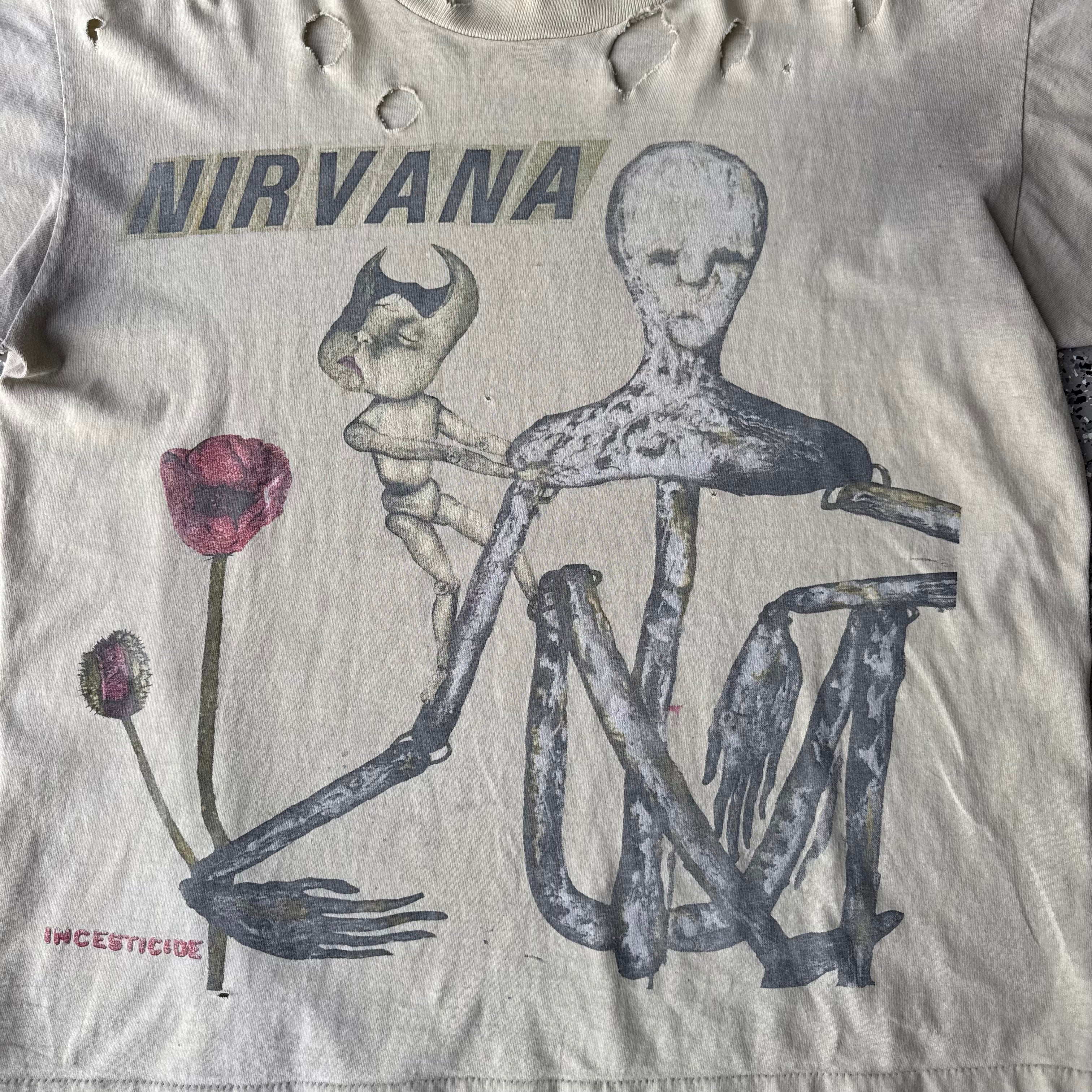1990s Nirvana “Incesticide” Distressed T-Shirt