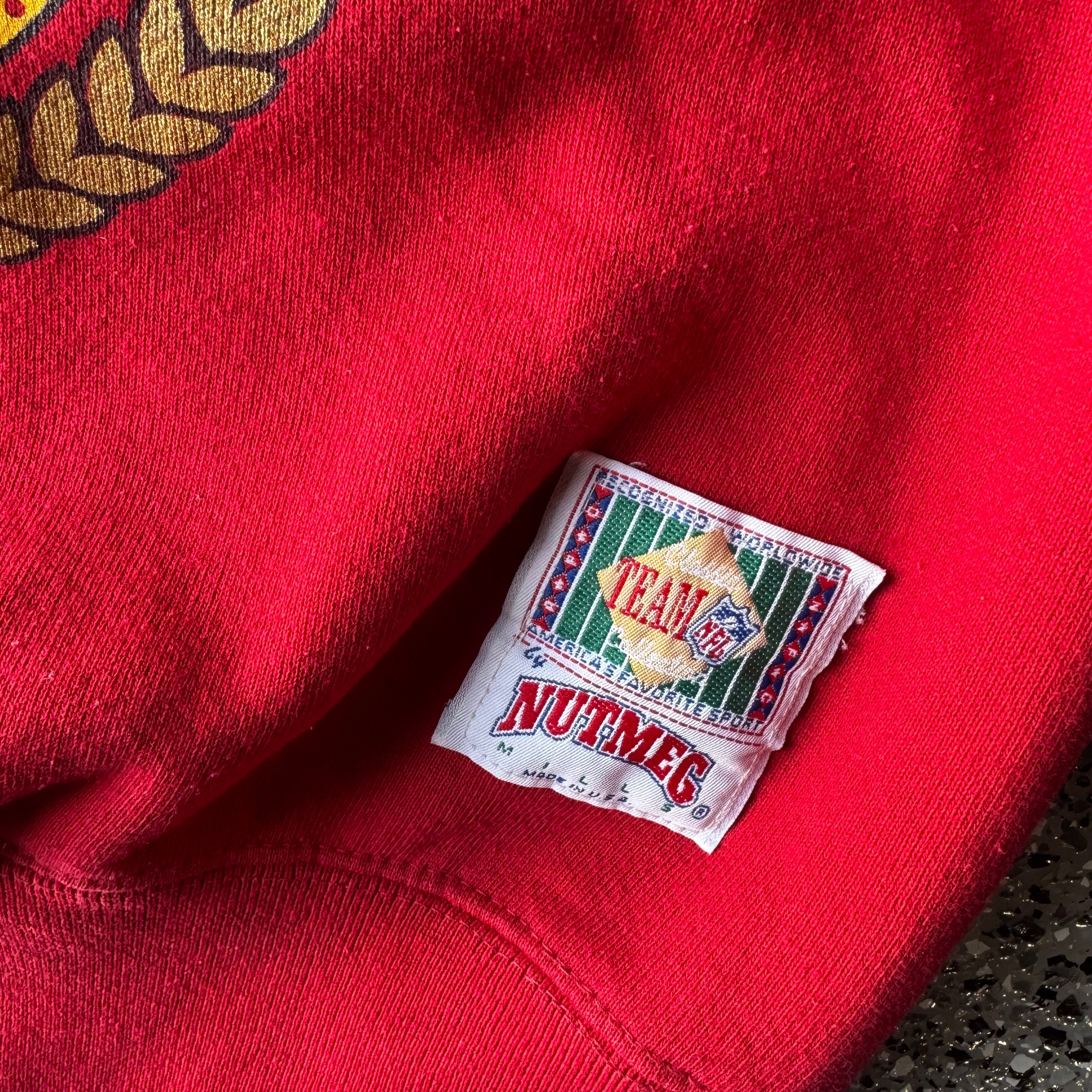 1990s Washington Redskin Nutmeg Red Crewneck (M)