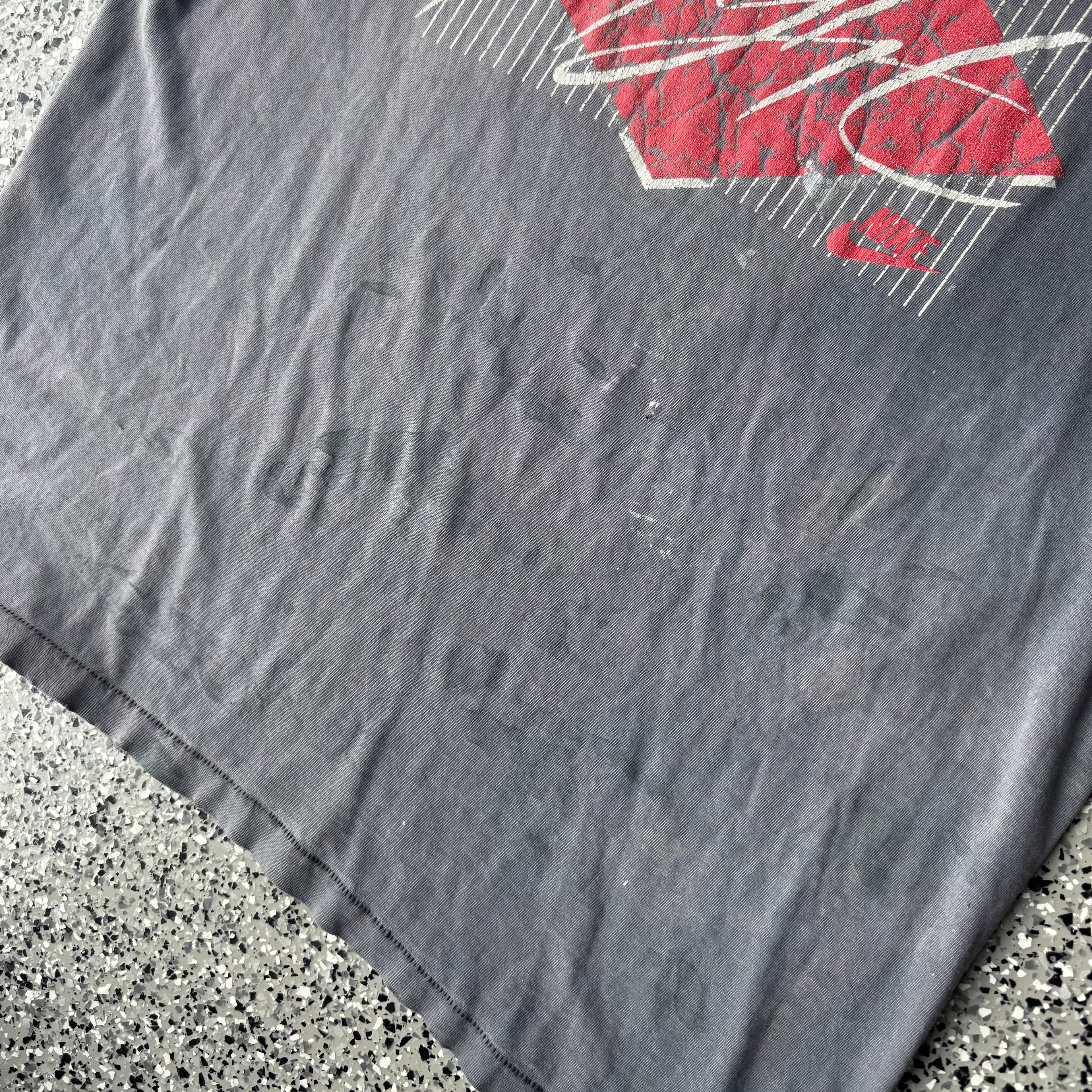 1990s Nike Air Jordan 4 Flight Faded T-Shirt *FREE*