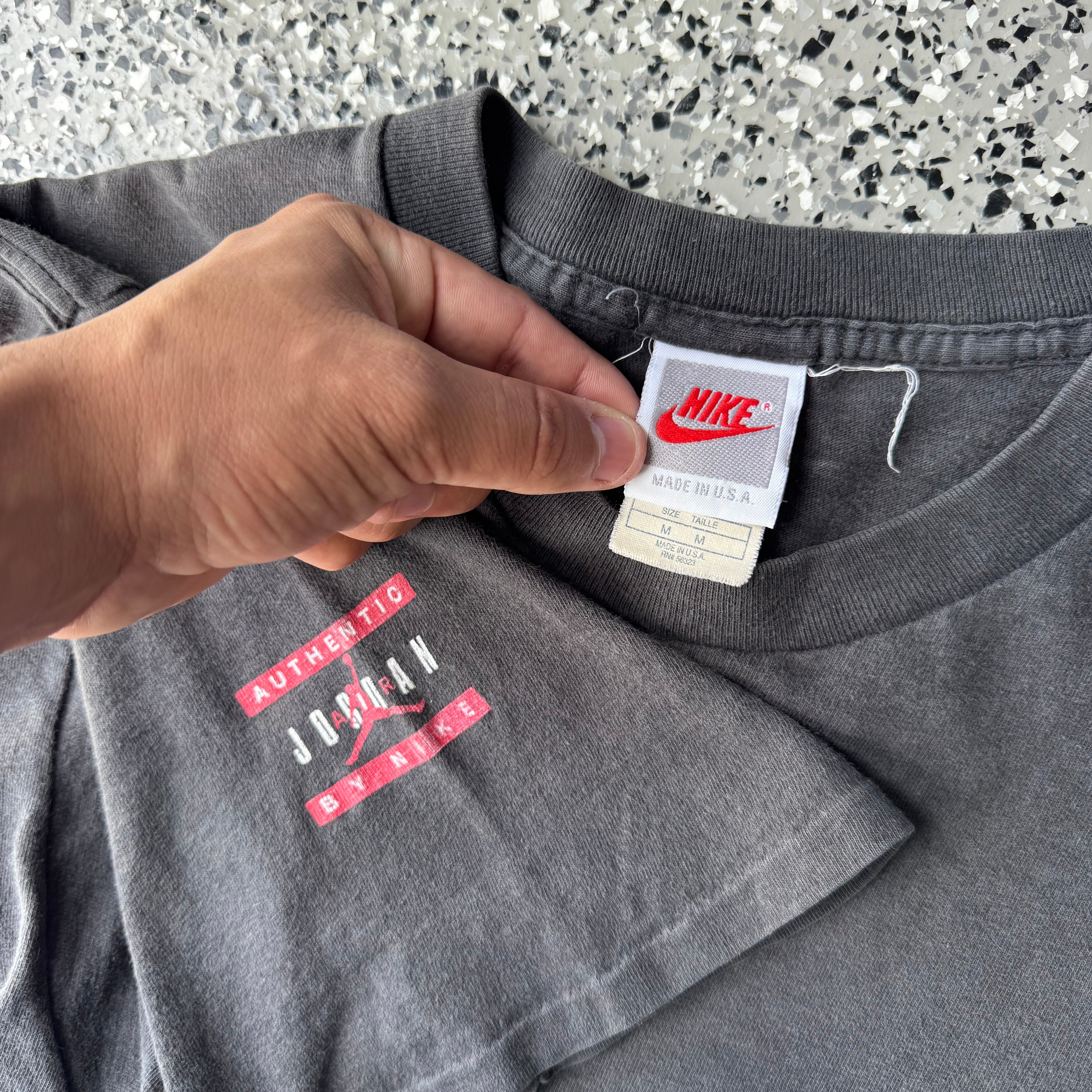 1990s Nike Air Jordan Michael Jordan Black t-shirt (M)