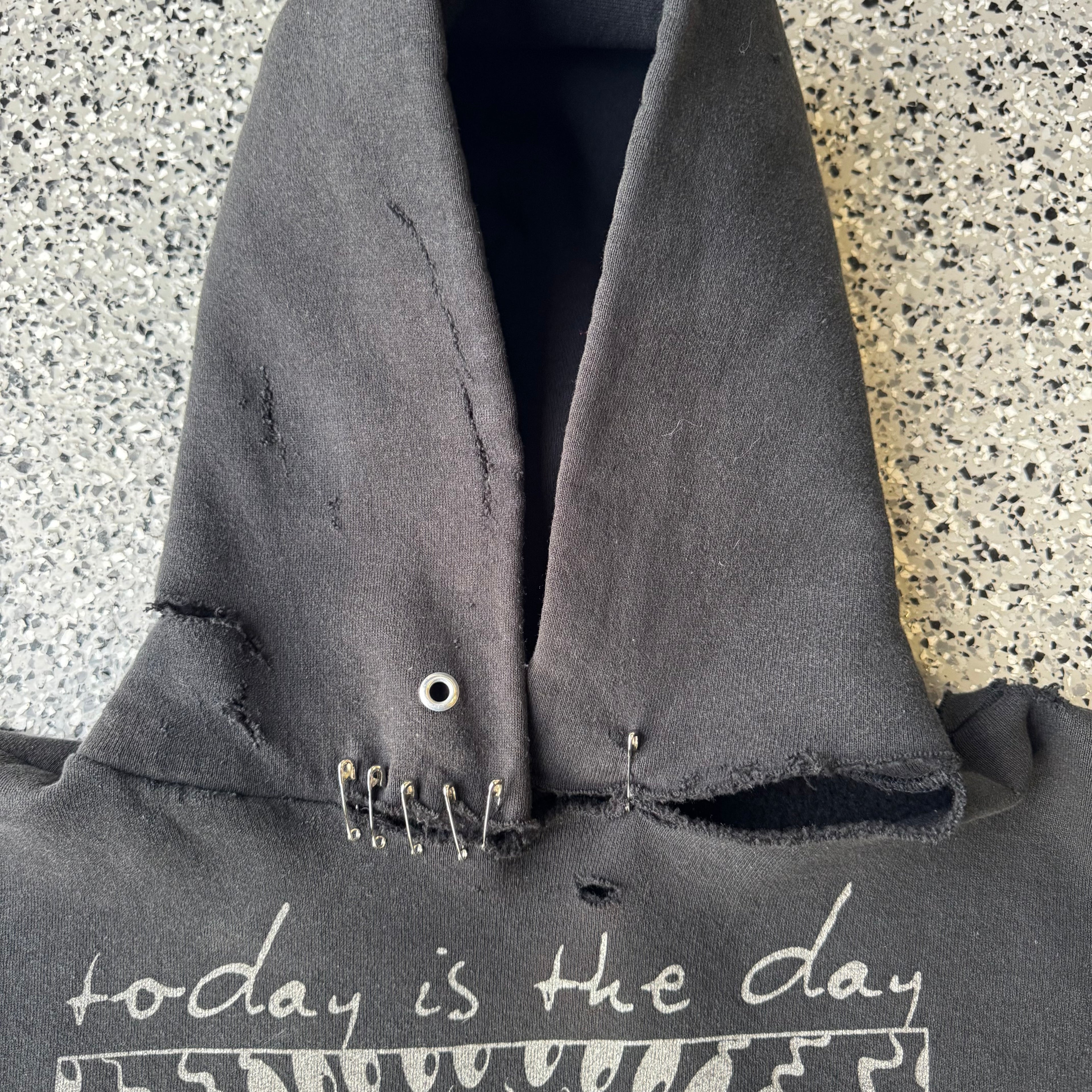 1990s Today Is the Day Thrashed Hoodie “Temple Of the Morning Star”