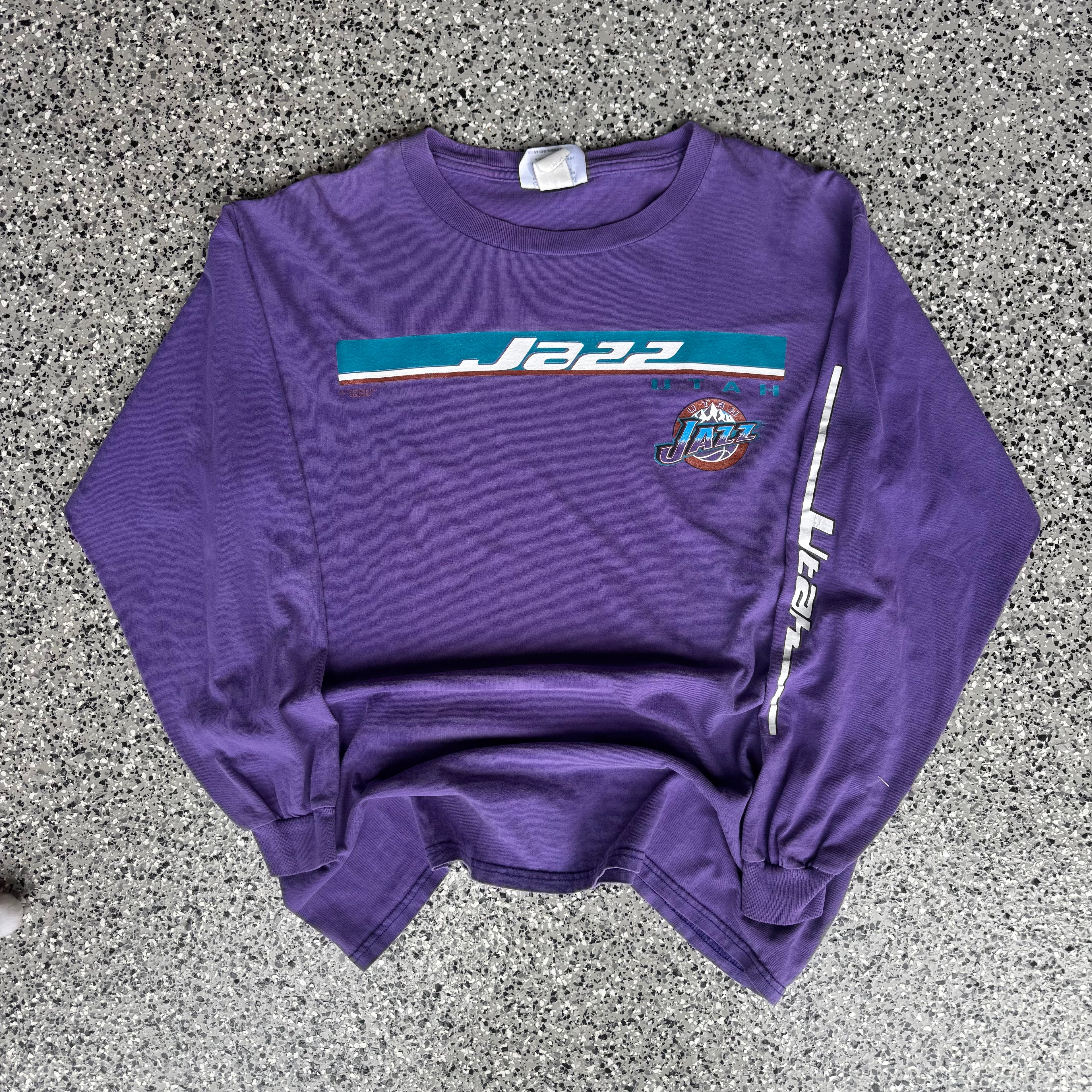 1990s Utah Jazz Long sleeve T-Shirt