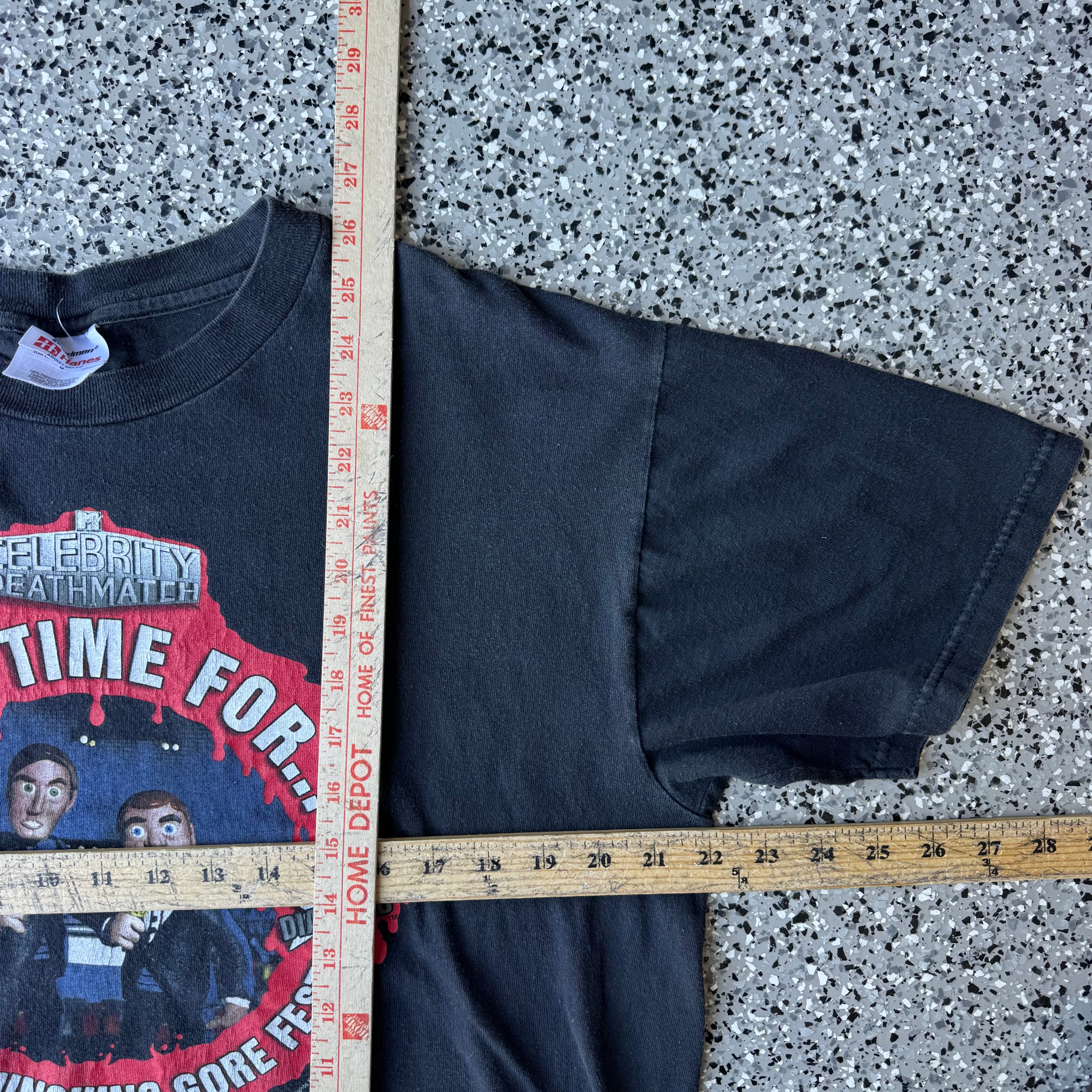 1993 MTv Celebrity death match gore fest t-shirt