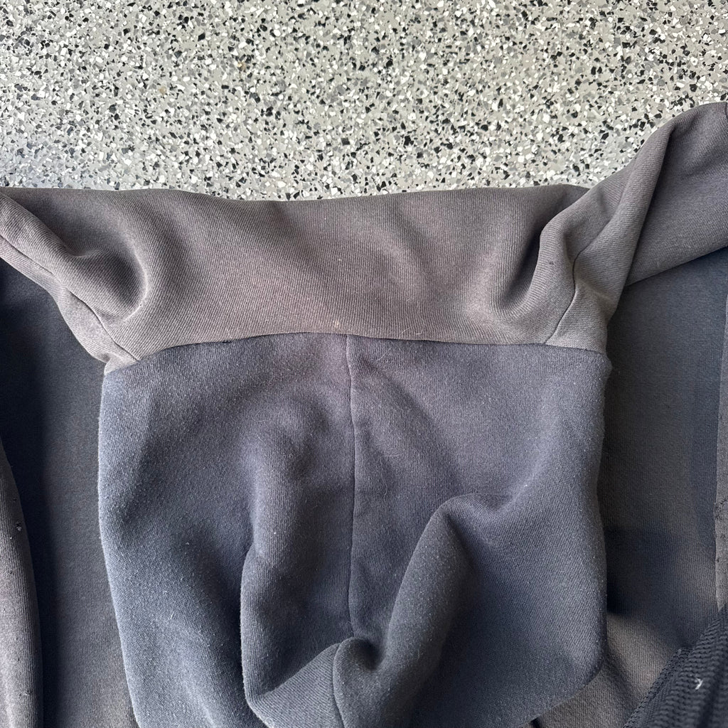 1990s Harley-davidson flame sleeve Faded & distressed Hoodie