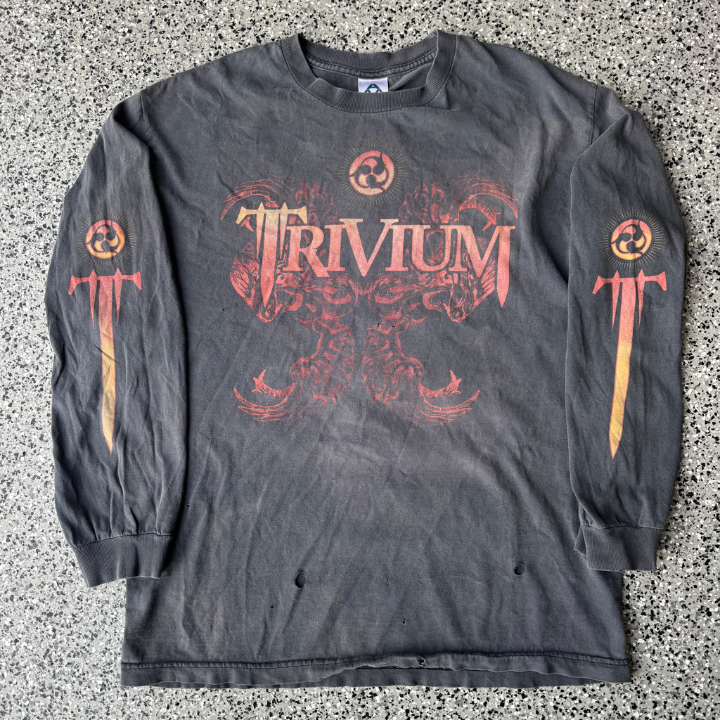2000s Trivium Metal band L/S