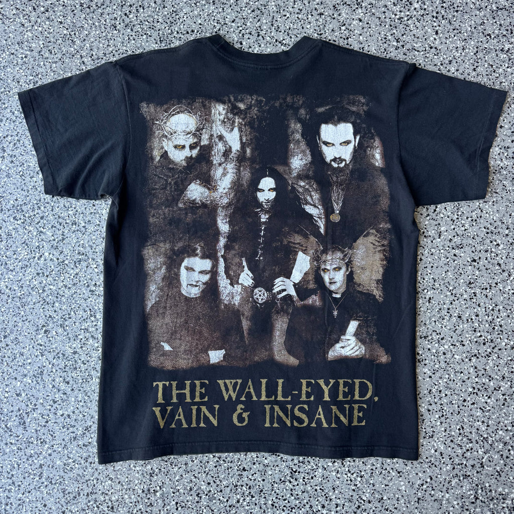 1998 Cradle of filth “The wall-eyed vain & insane” T-shirt Single stitch