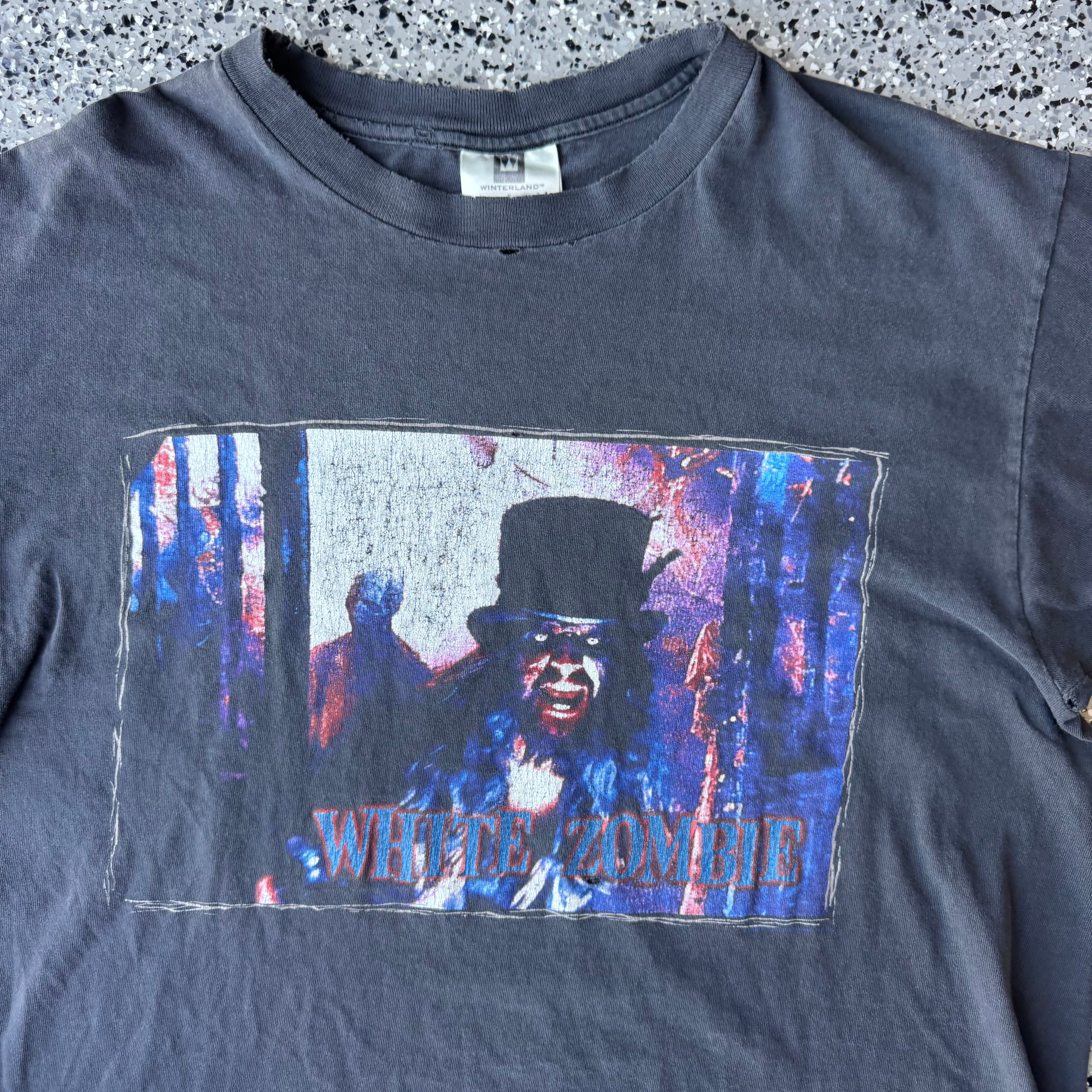 1990s White Zombie Astro creep Faded shirt