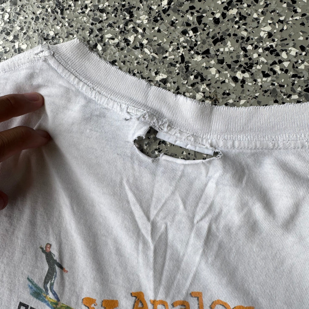1990s US Robotics Tech Surf-snowboard-outdoor Distressed t-shirt (XL)
