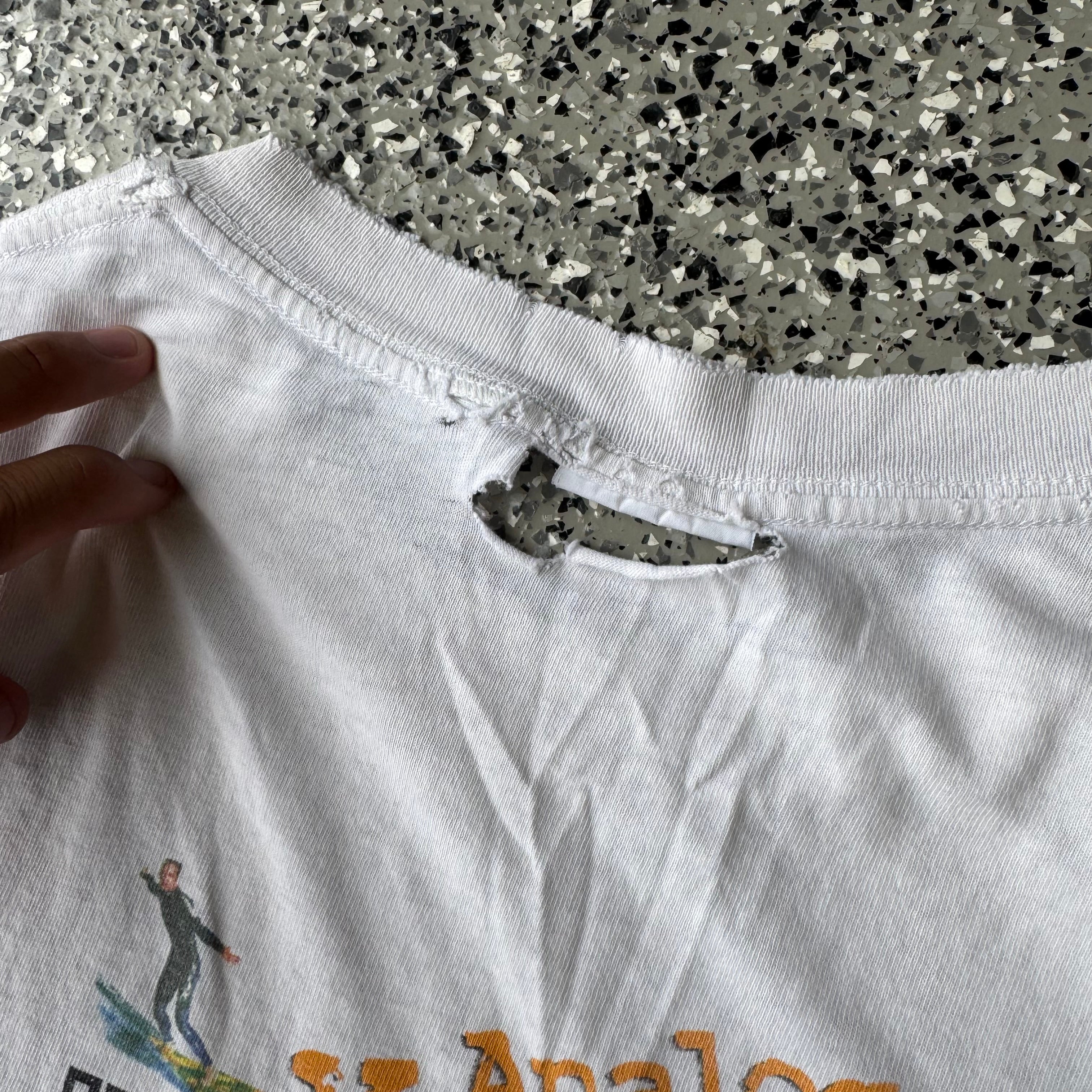 1990s US Robotics Tech Surf-snowboard-outdoor Distressed t-shirt (XL)