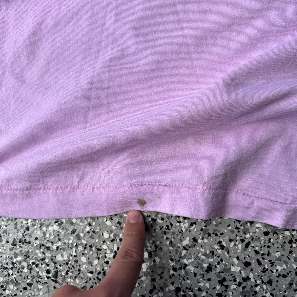 1990s Pink #33 Single Stitch Baby Pink T-Shirt