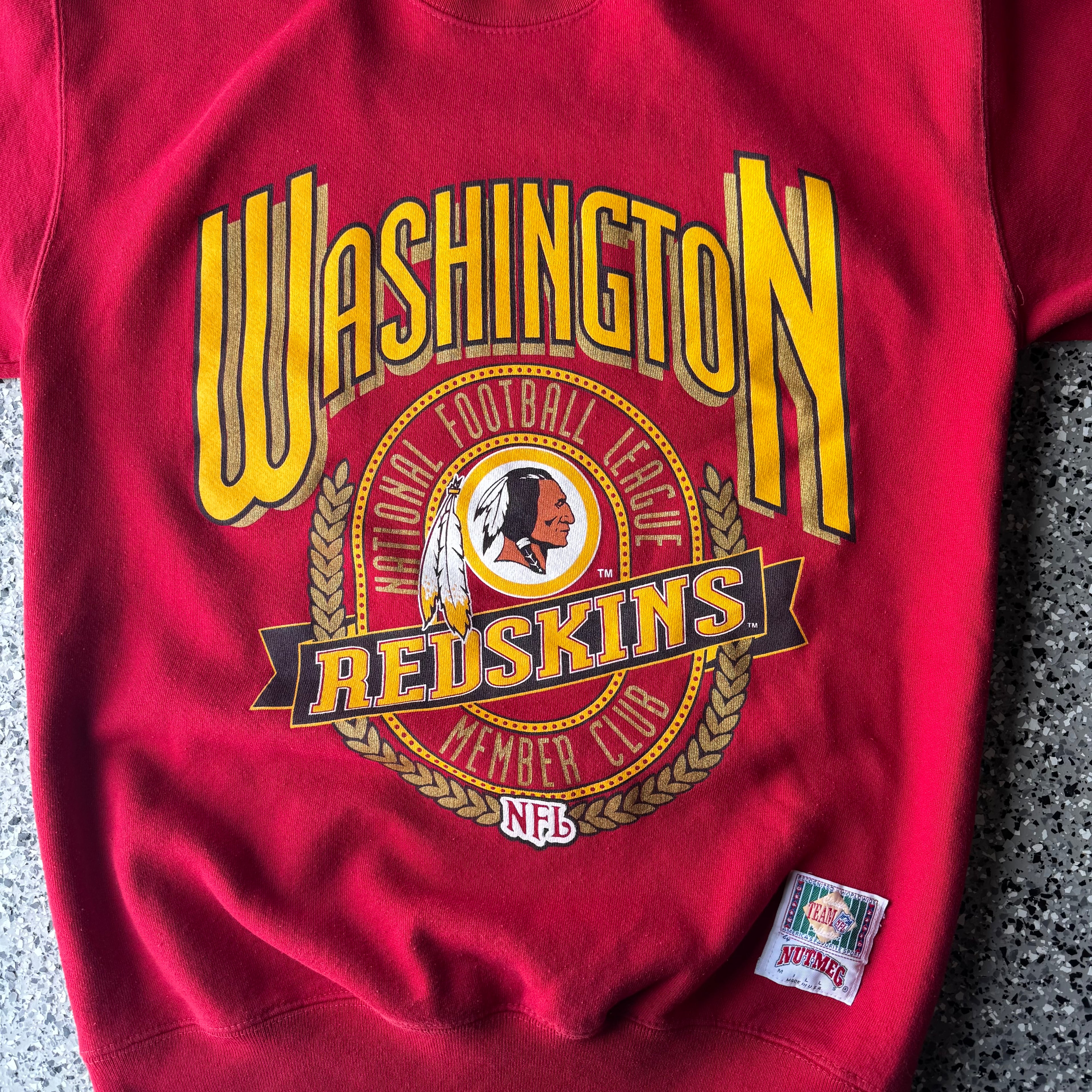 1990s Washington Redskin Nutmeg Red Crewneck (M)