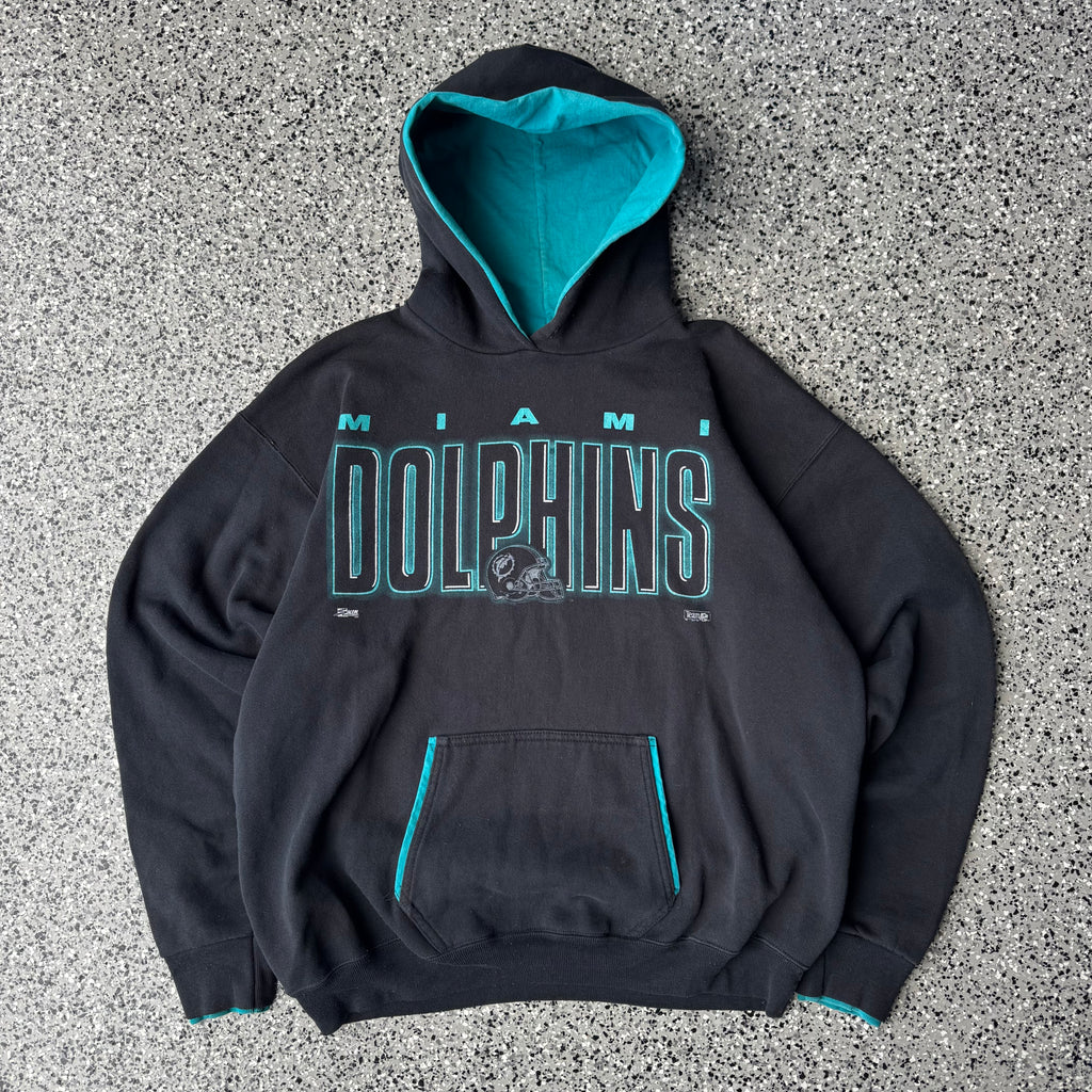 1990s Miami Dolphins Football Salem Sportwear Hoodie