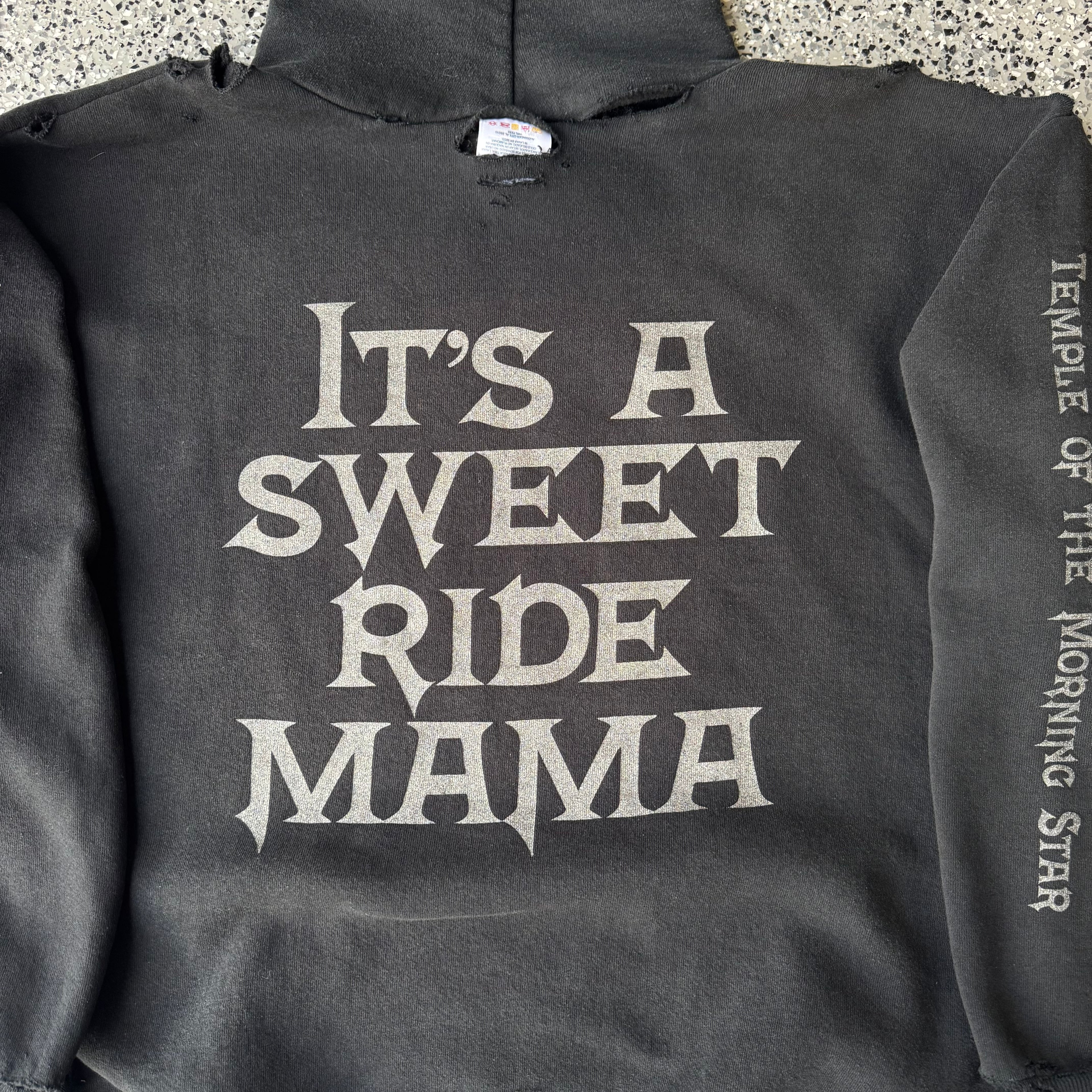 1990s Today Is the Day Thrashed Hoodie “Temple Of the Morning Star”