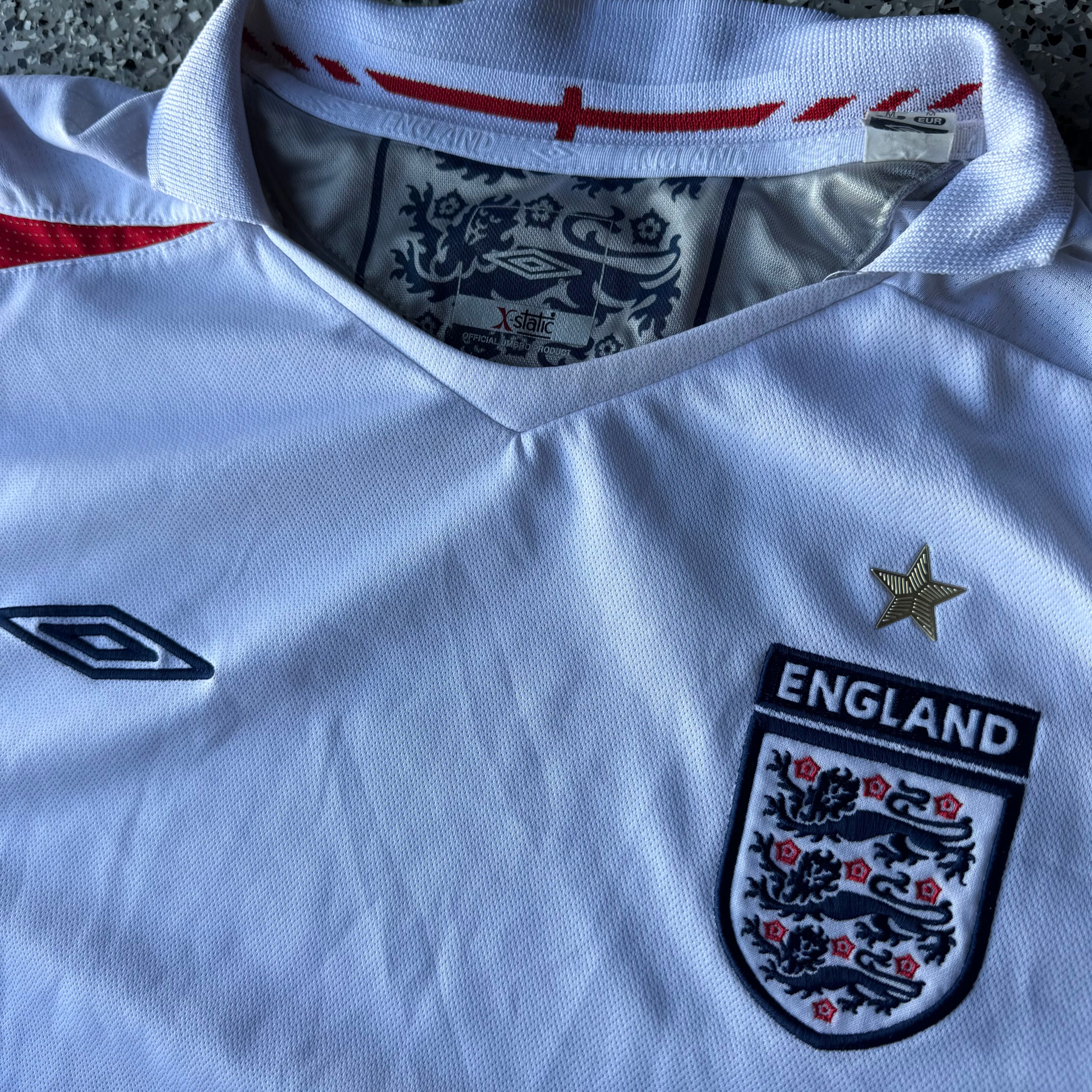 2005/06 Umbro England Soccer Jersey Kit (m)